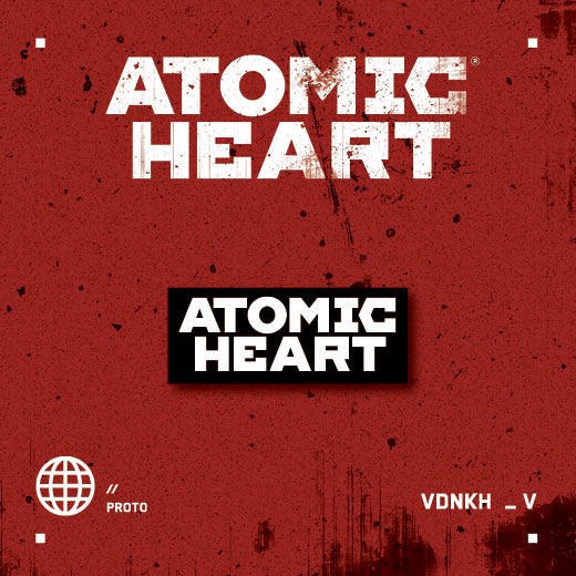 

Значок металлический. Atomic Heart