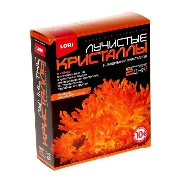 

Набор для творчества LORI Лучистые кристаллы "Оранжевый кристалл" Лк-005