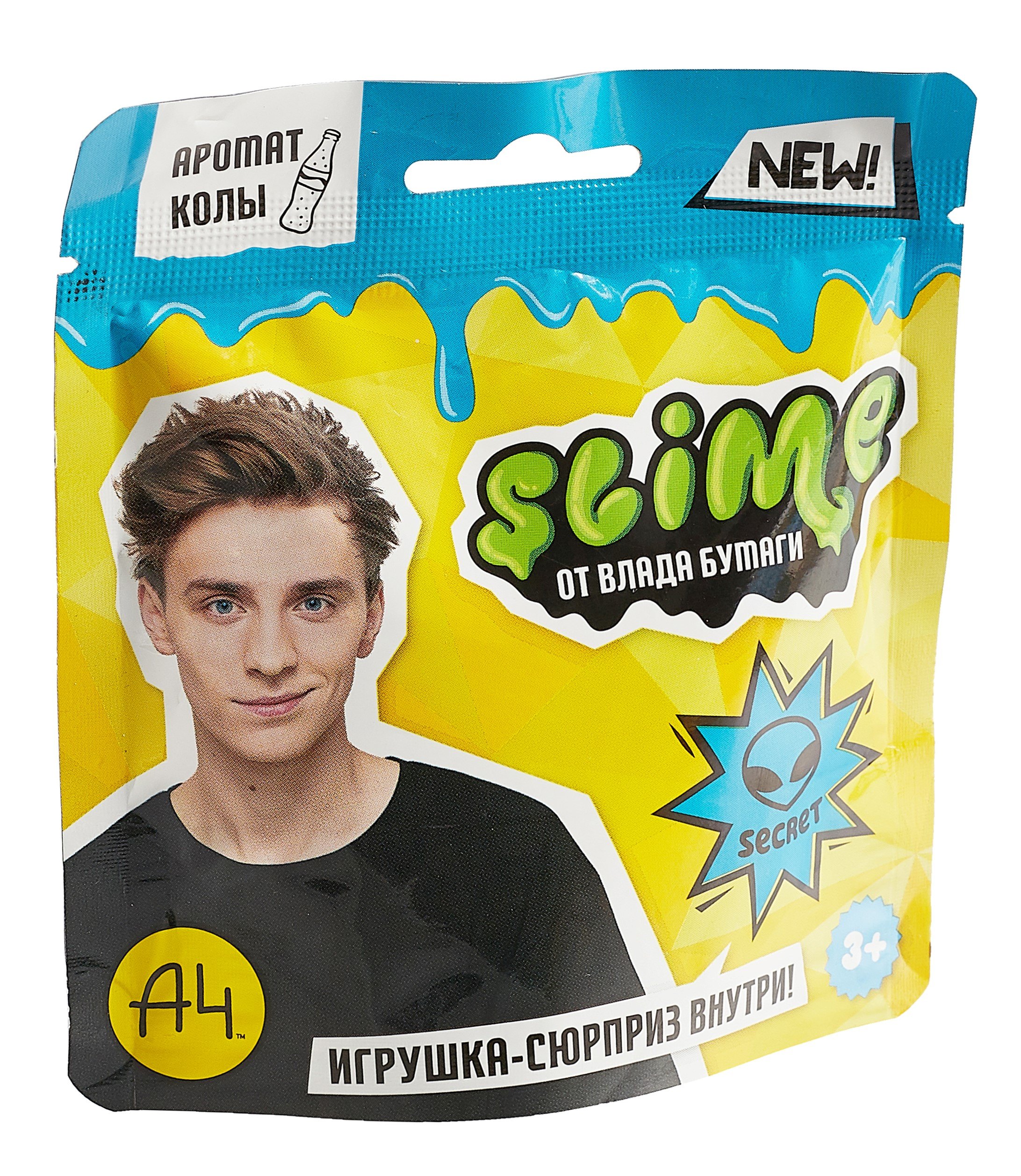 

Игрушка для детей ТМ «Slime», синий, 80 г. Влад А6