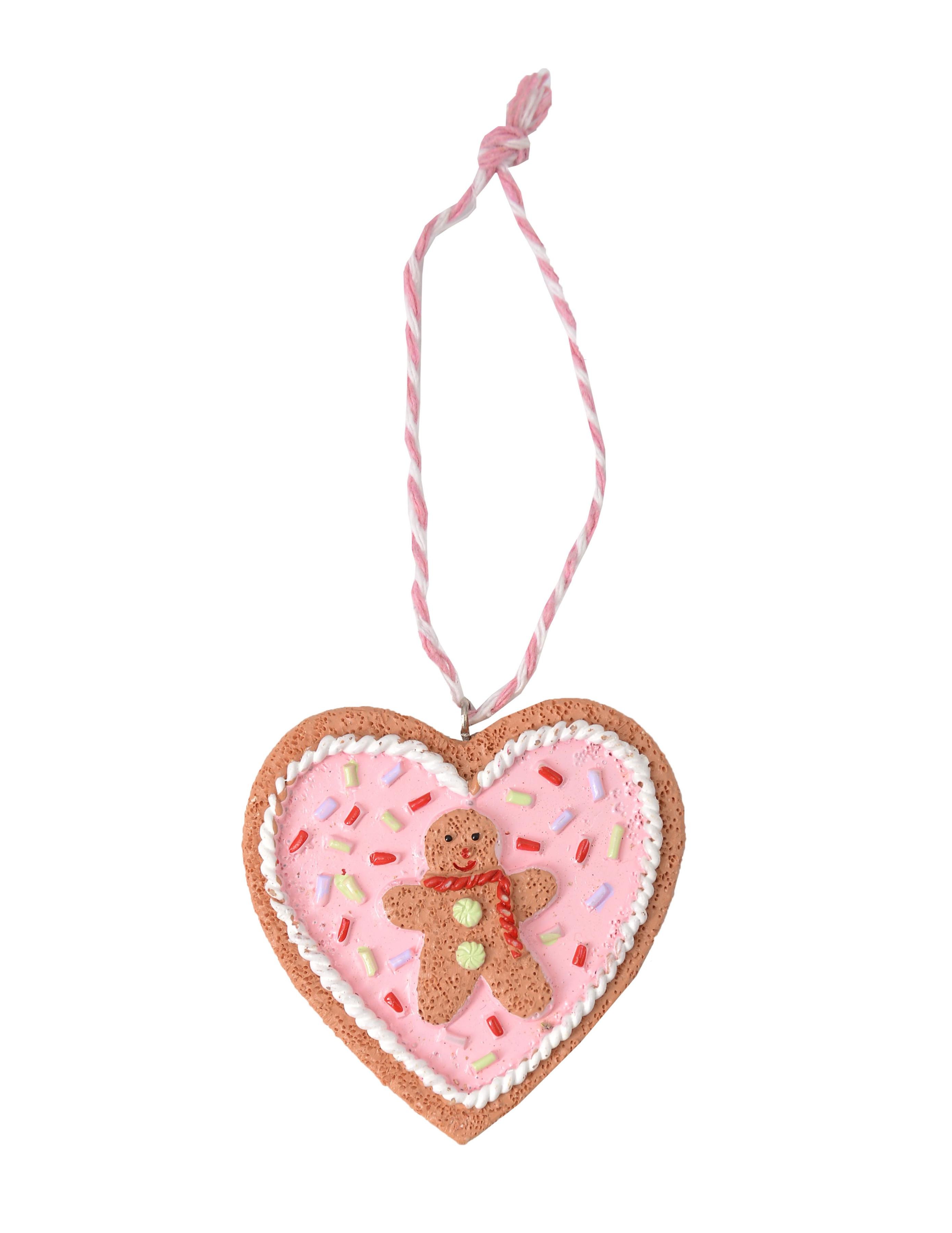 Новогоднее подвесное украшение Пряник Сердечко 6x55 94588 369₽