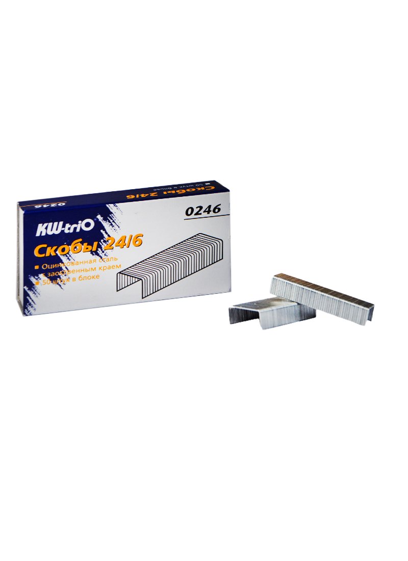 

Скобы №24/6 1000шт, KW-Trio