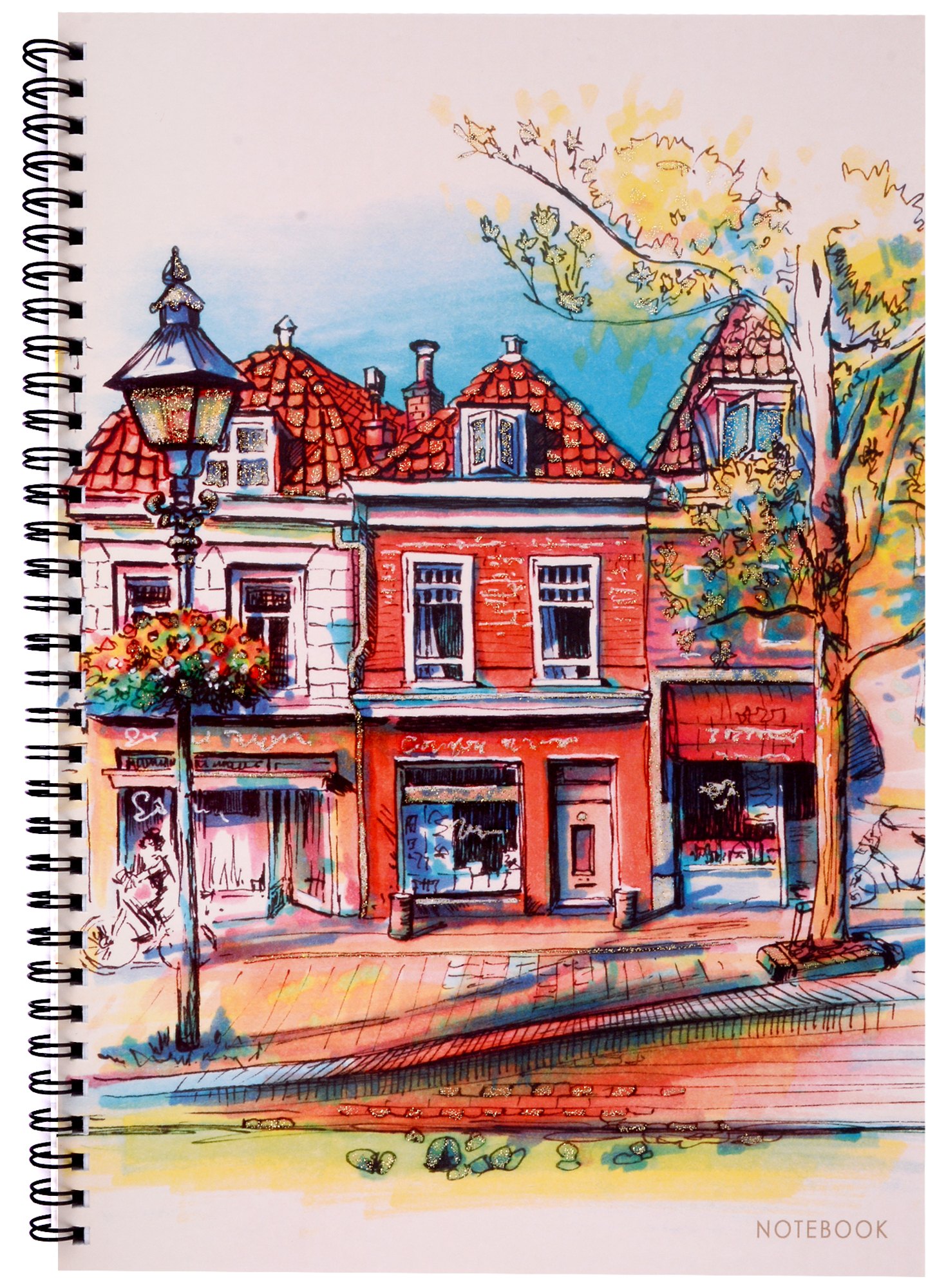 

Тетрадь в клетку Listoff, Cozy streets, А4, 96 листов