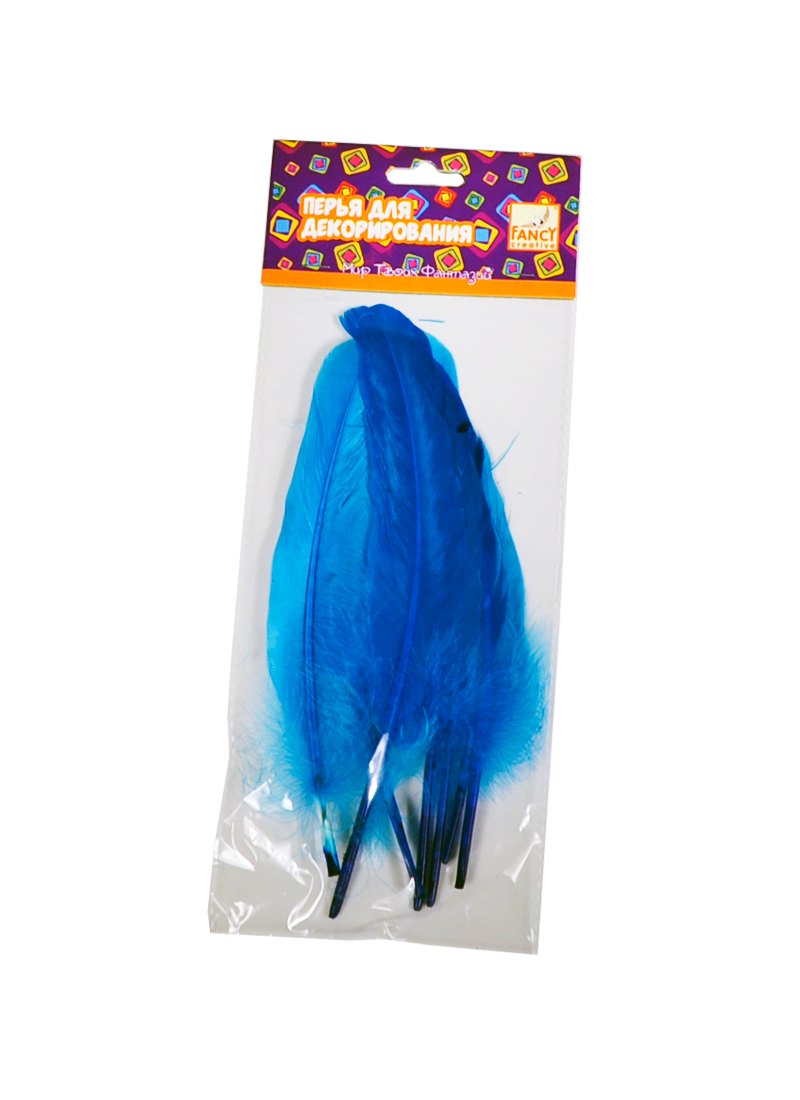 Набор дтворчества FANCY CREATIVE Перья для декорирования quotМИКС-2 quot 10-15см 6шт в блист FD030029 69₽