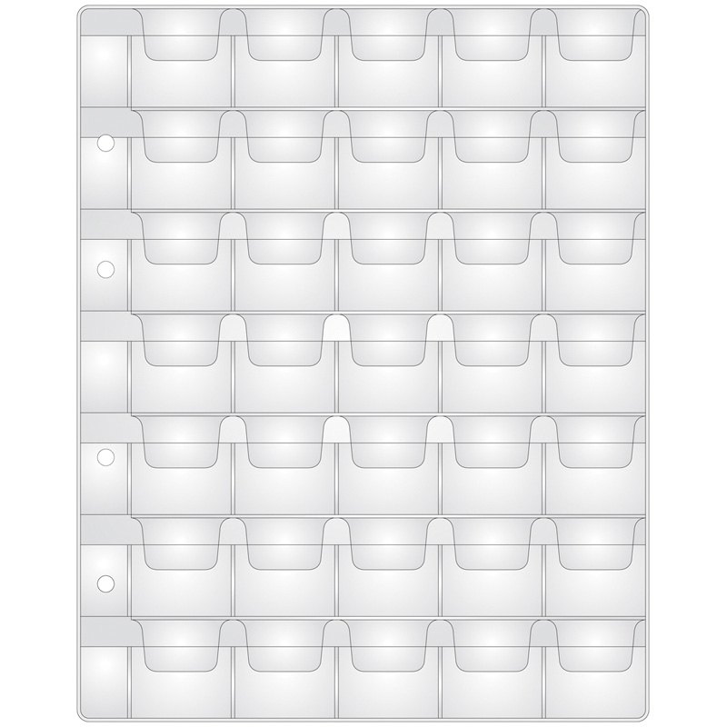 

Лист для монет на 35 ячеек (35*35), 200*250мм