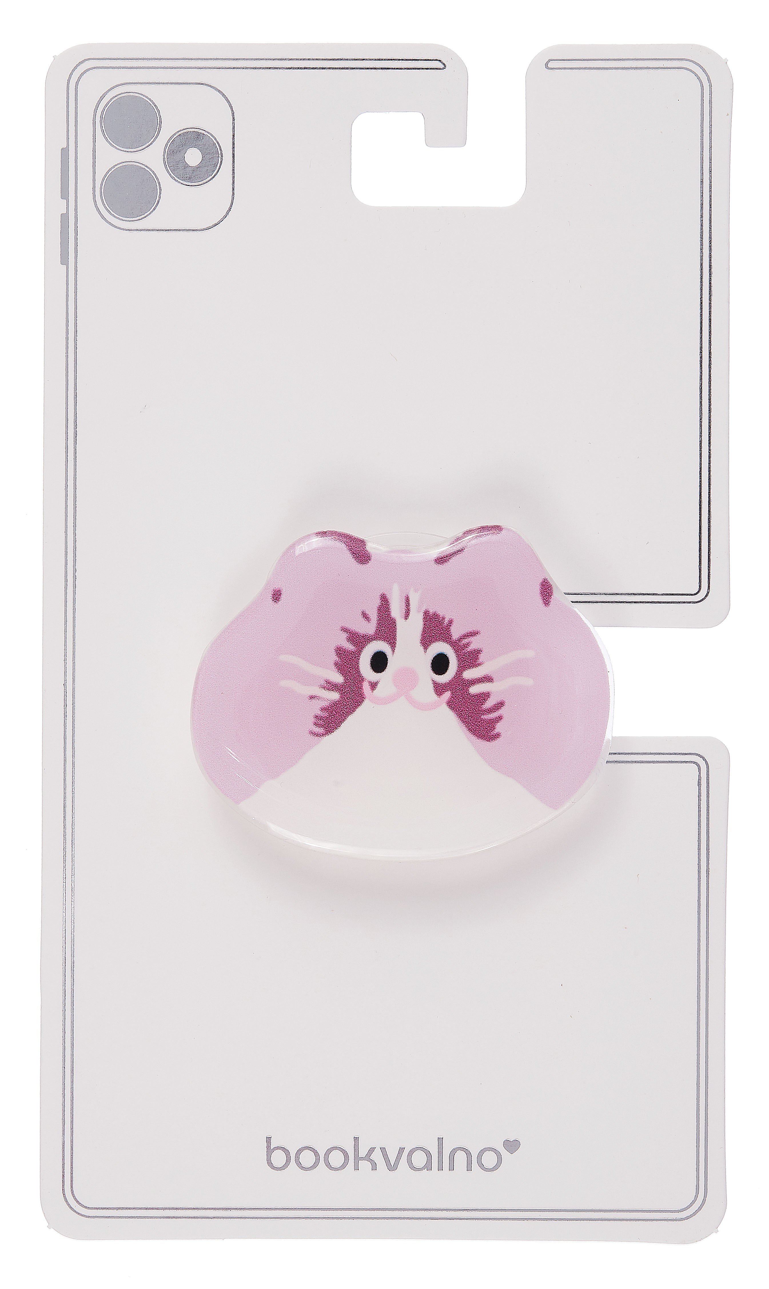 

Попсокет Котик (ПВХ) (6см) (12-18031-202405-POP11), Bookvalno