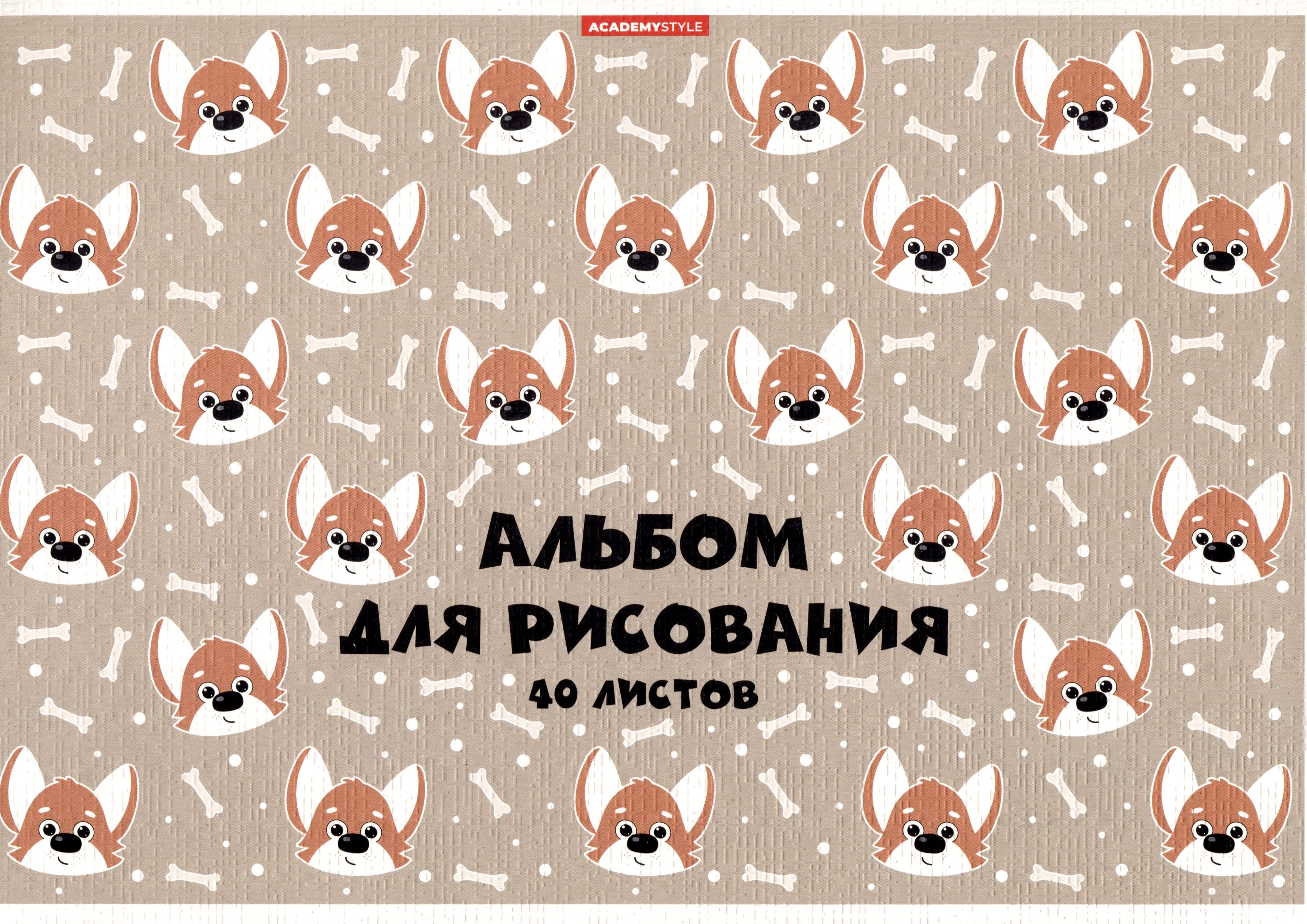 

Альбом для рисования Academy Style, "Корги", А4, 40 листов, на склейке