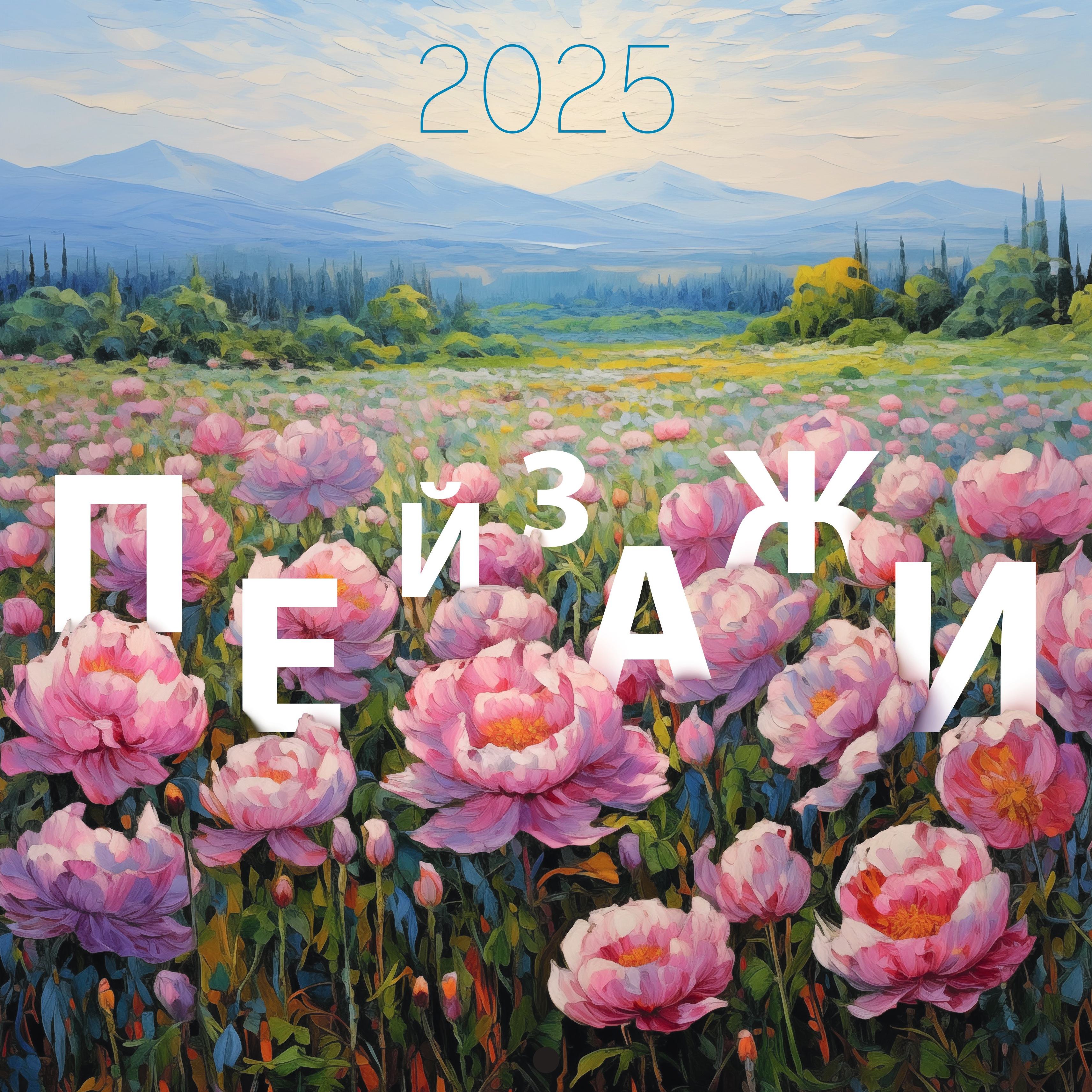 

Календарь 2025г 290*290 "Пейзажи" настенный, на скрепке