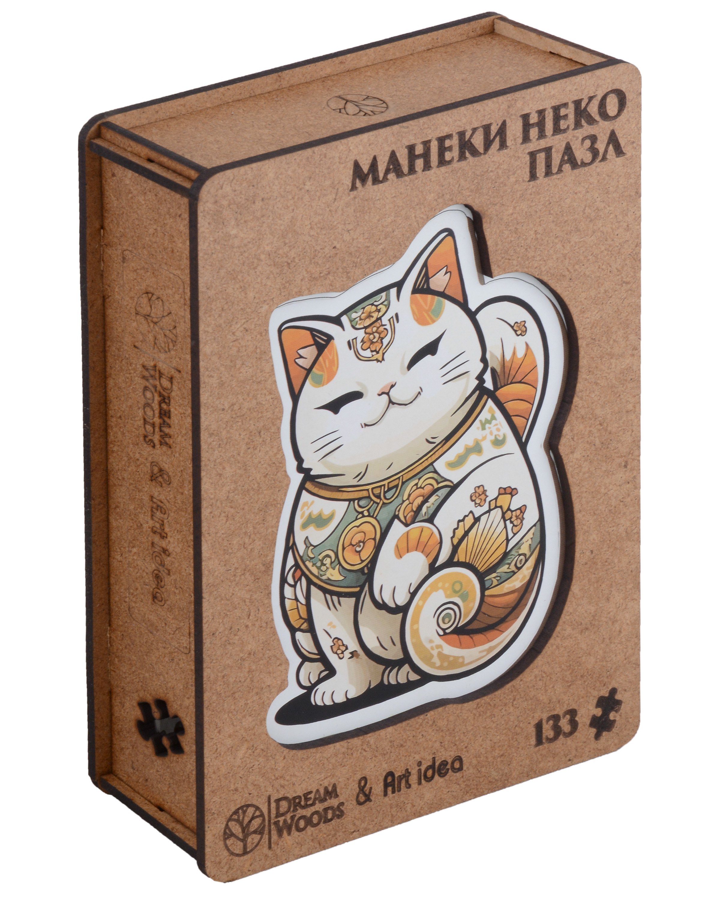 

Пазл фигурный "Манэки нэко", 133 детали