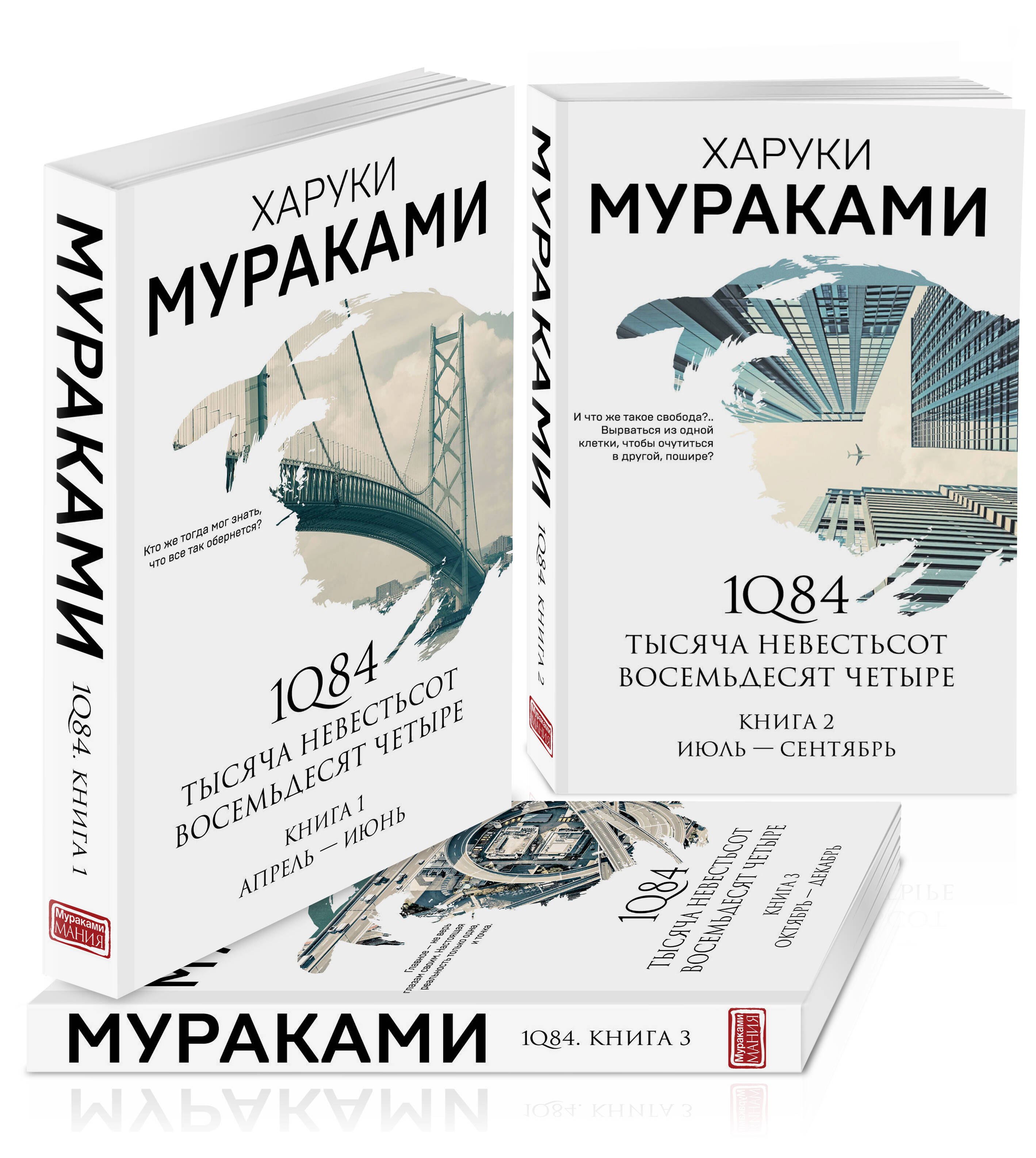 

1Q84. Тысяча Невестьсот Восемьдесят Четыре (комплект из 3 книг)