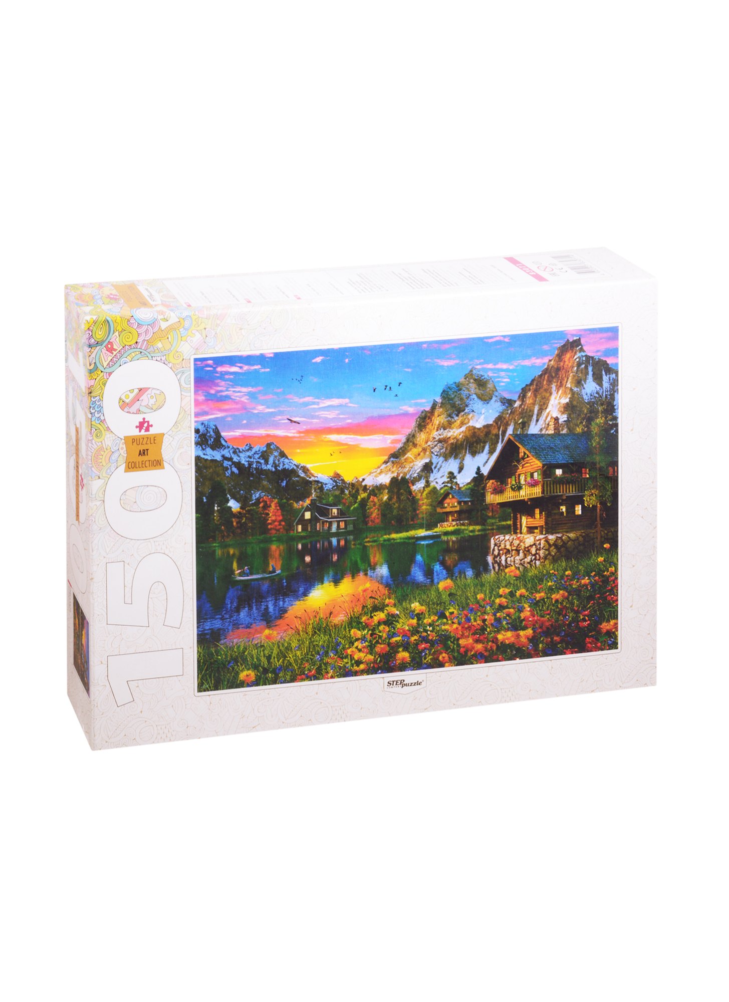 

Пазл Озеро в Альпах 1500 элементов Step Puzzle 83071