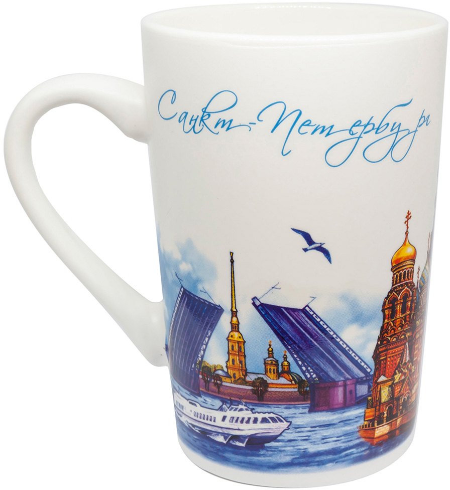 

Кружка, Санкт-Петербург, фарфор, 350мл, подарочная коробка 065-4-01-CL