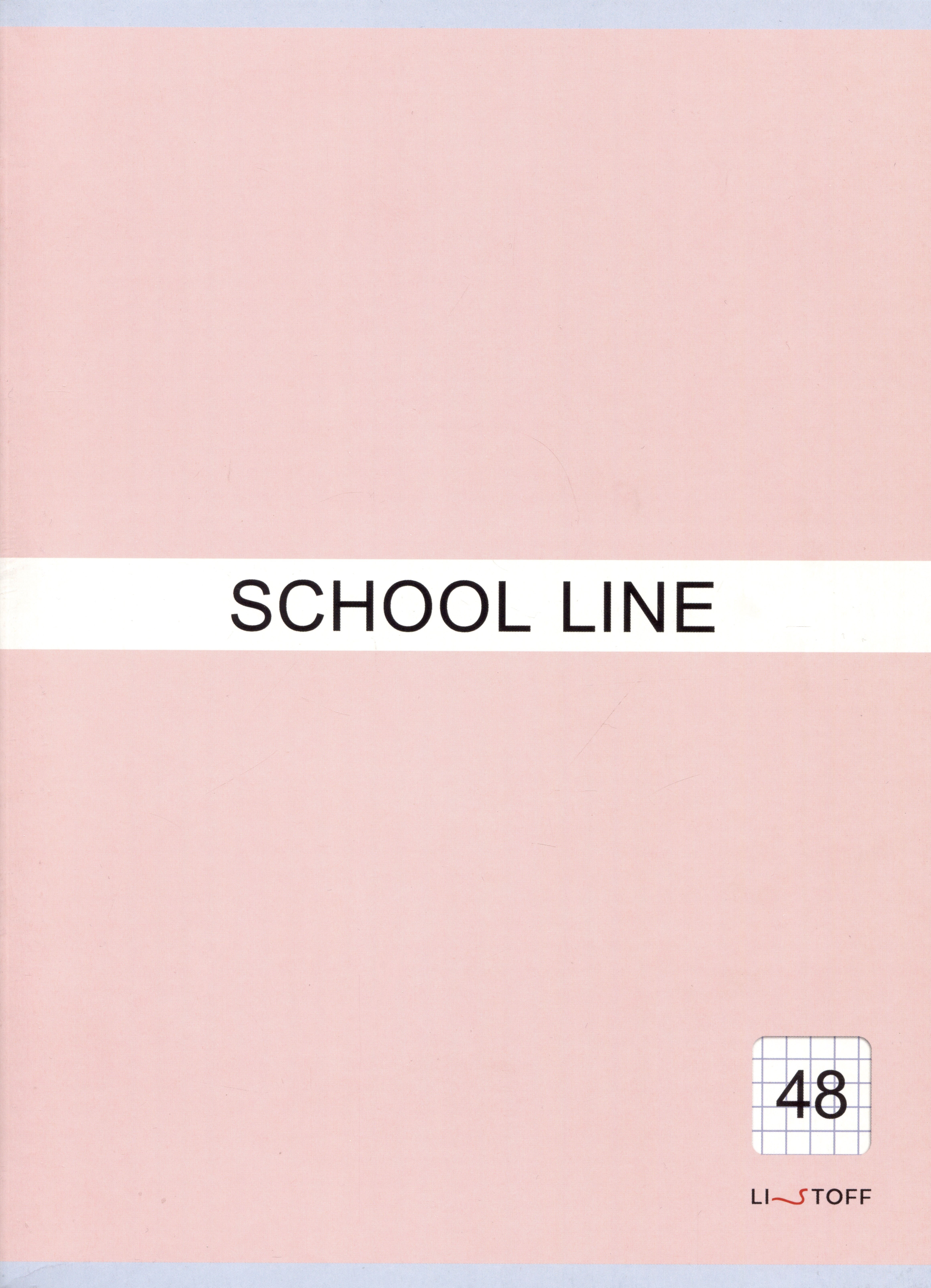 

Тетради в клетку Listoff, "Basic line. Pink", А4, 48 листов