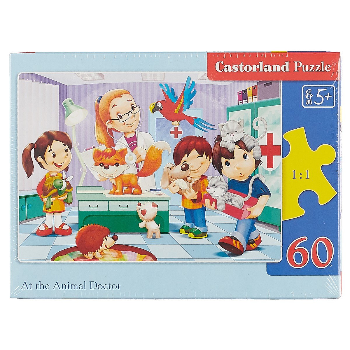 

Пазл Castorland MIDI Ветеринар 60эл, 32*23см В-06847