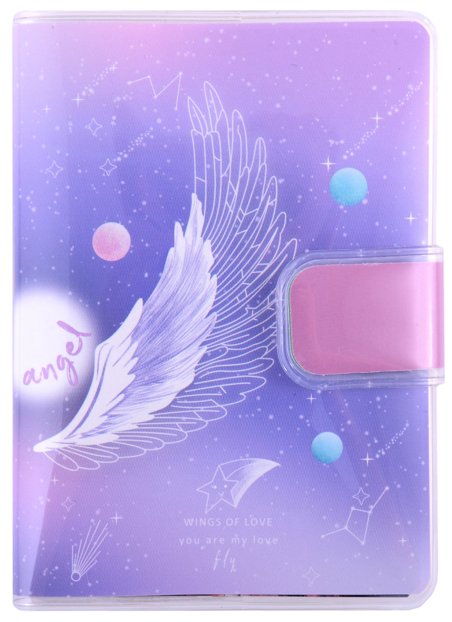 

Записная книжка А7 80л лин. "Angel" в ПВХ-обложке, тонир.внутр.блок, ассорти