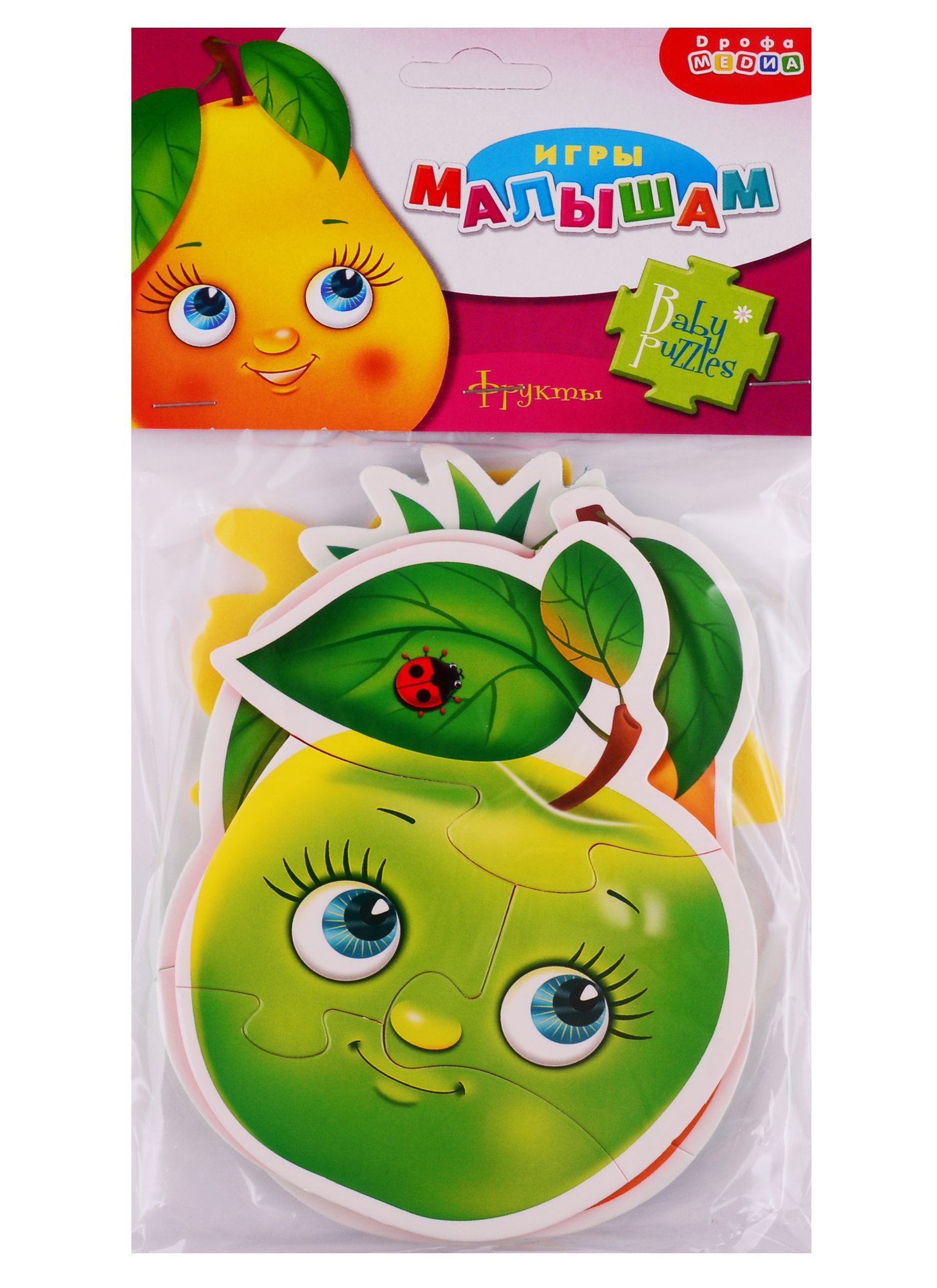 

Игровой набор, Мягкие пазлы Фрукты 3404