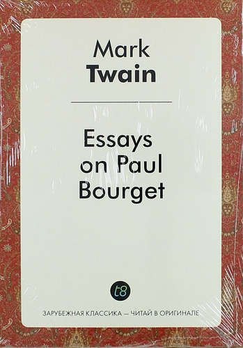 

Essays on Paul Bourget