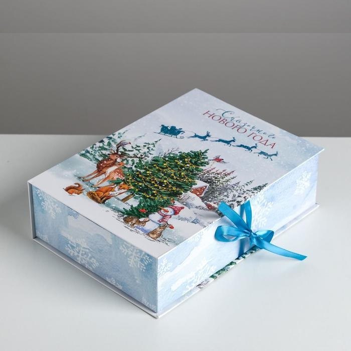 

Коробка-книга "Счастливого Нового Года" 27*19,5*8 Новый год, картон