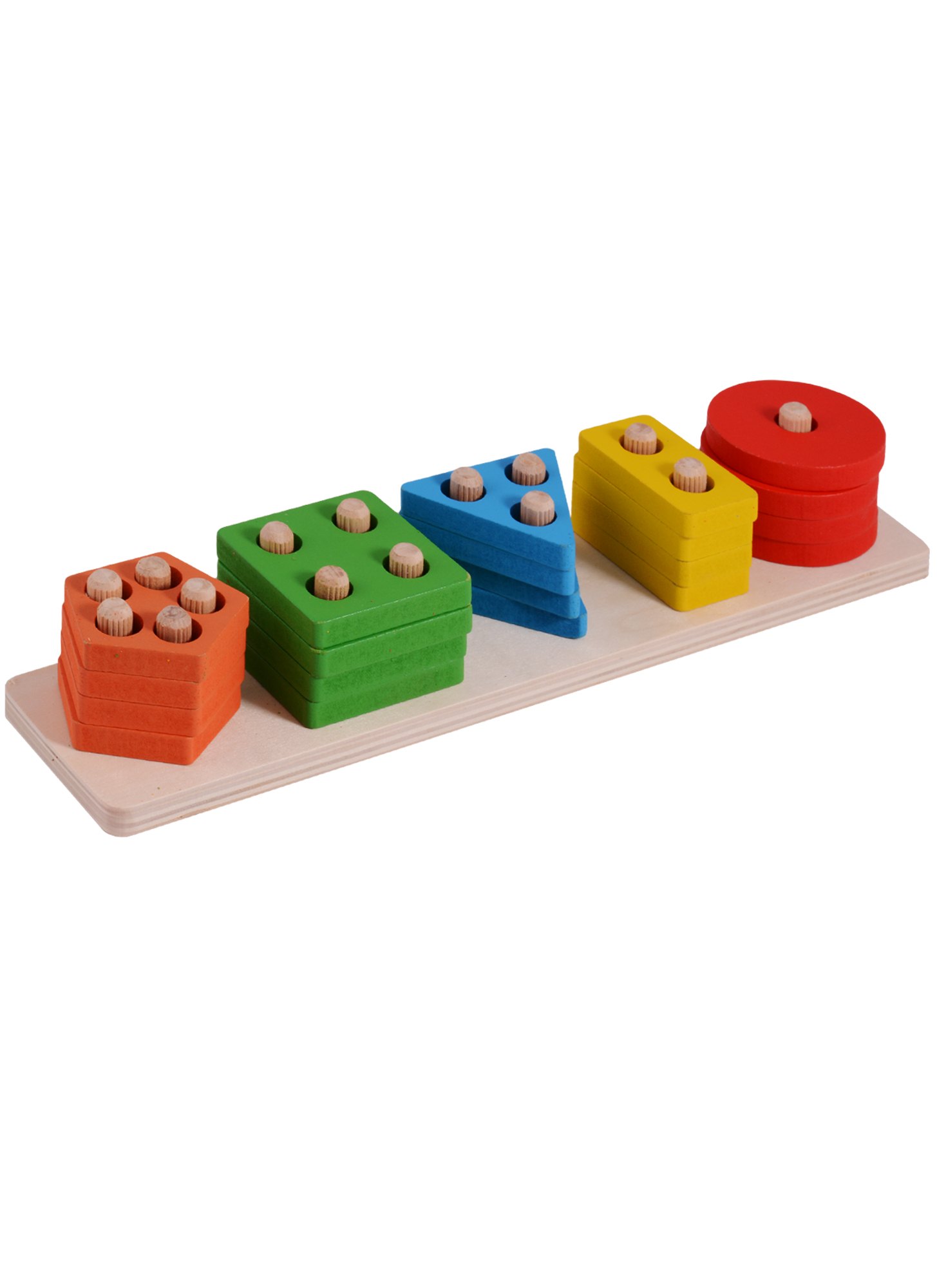 

Сортер в термоусадке, 5 насадок (дерево)