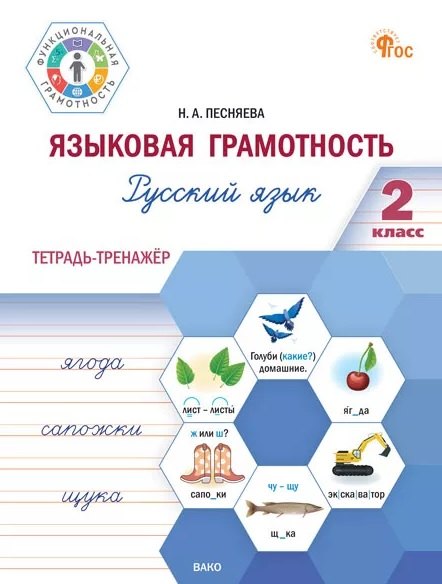 

Языковая грамотность. Русский язык. 2 класс. Тетрадь-тренажёр. ФГОС Новый