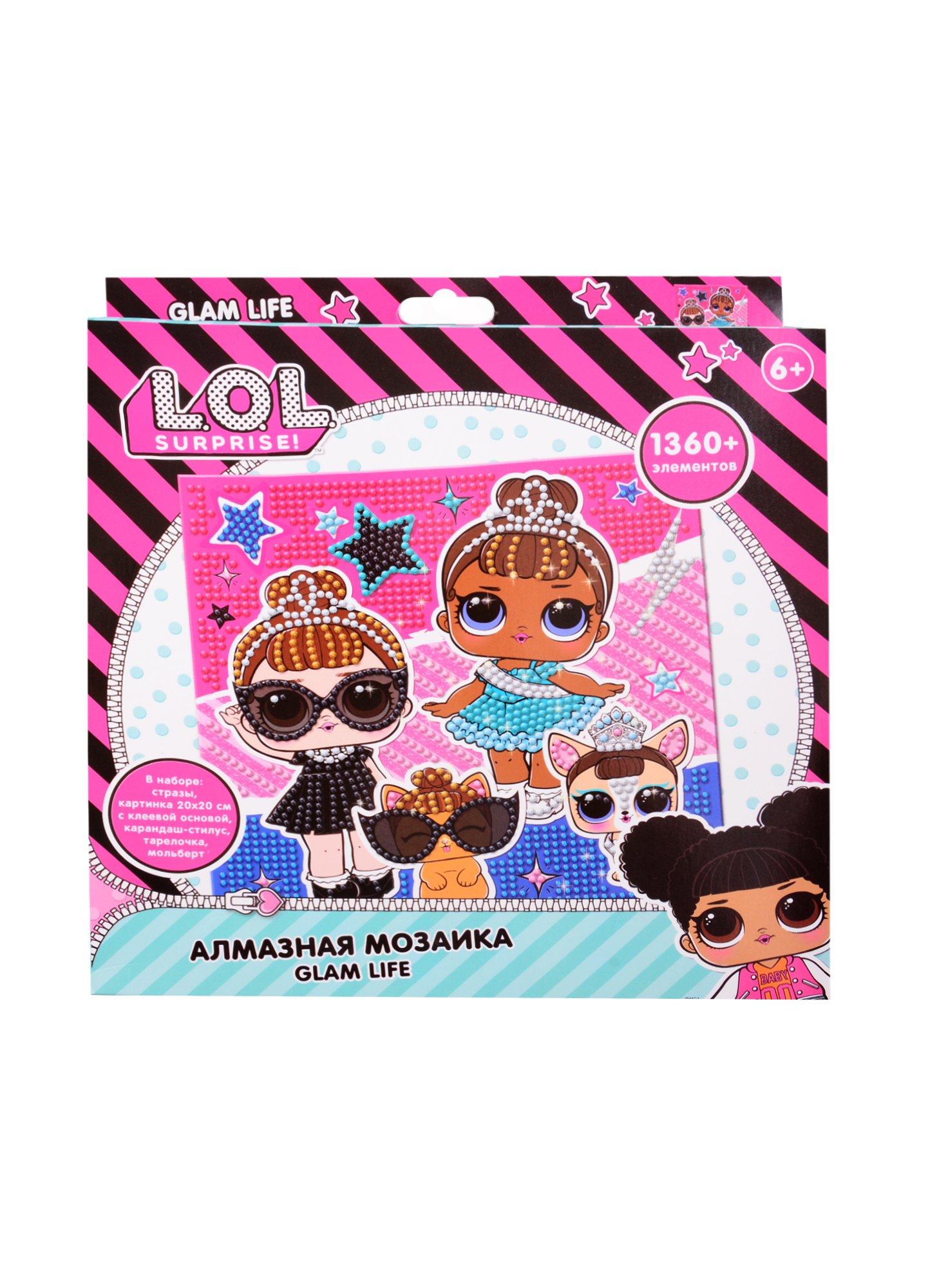 

Алмазная мозаика LOL Glam life (20x20) (стилус, тарелочка, мольберт) (LA0002)