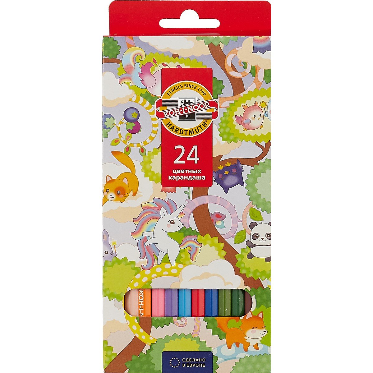 Карандаши цветные Koh-I-Noor quotВолшебный лес quot 24 цвета 512₽