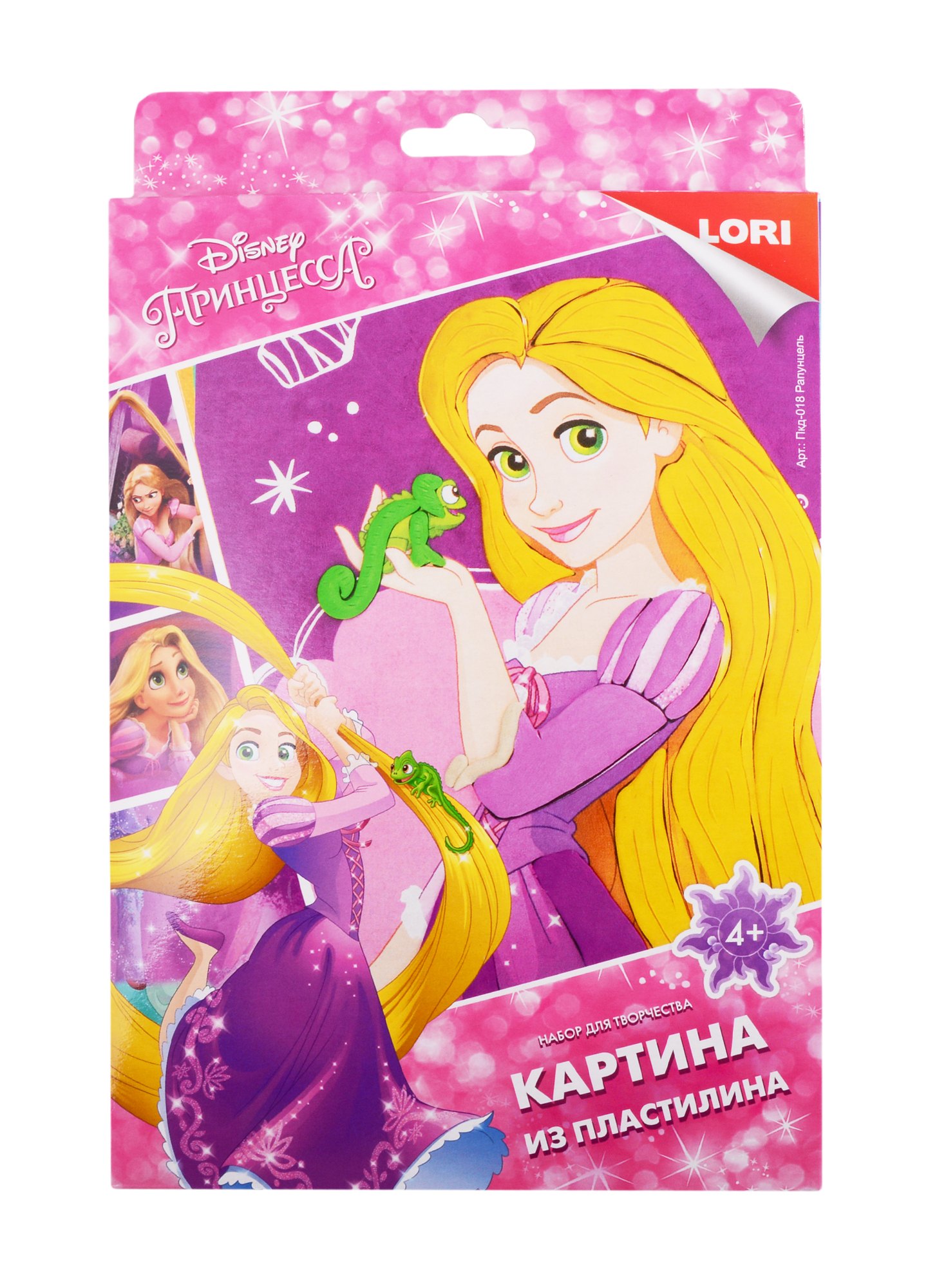 

Набор для творчества LORI Картина из пластилина Disney Рапунцель Пкд-018