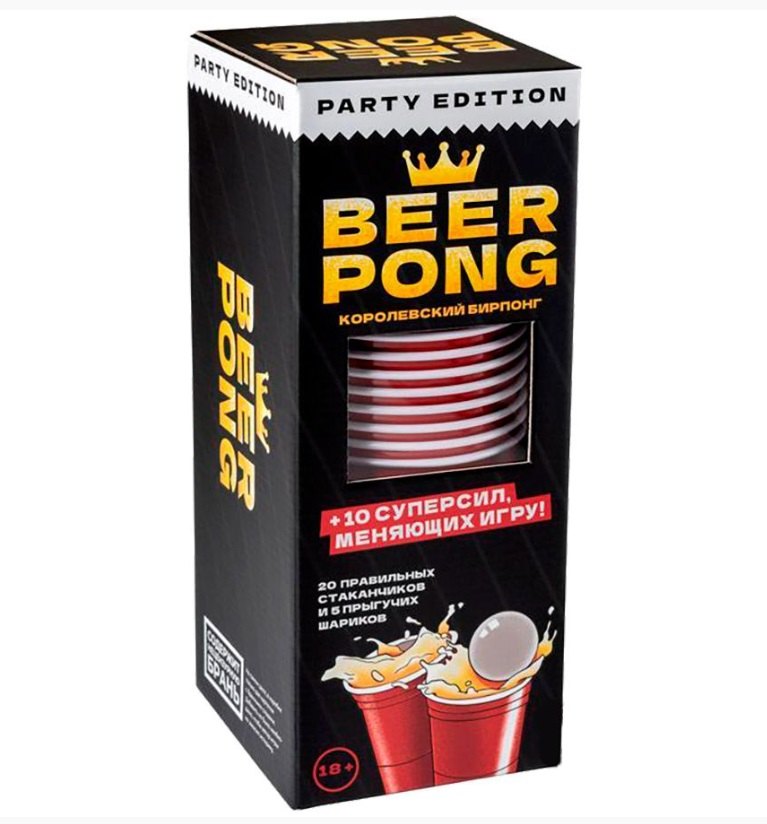 

Настольная игра "Beer Pong. Королевский бирпонг"