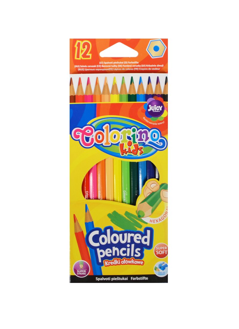 

Карандаши цветные Colorino, Kids, 12 цветов