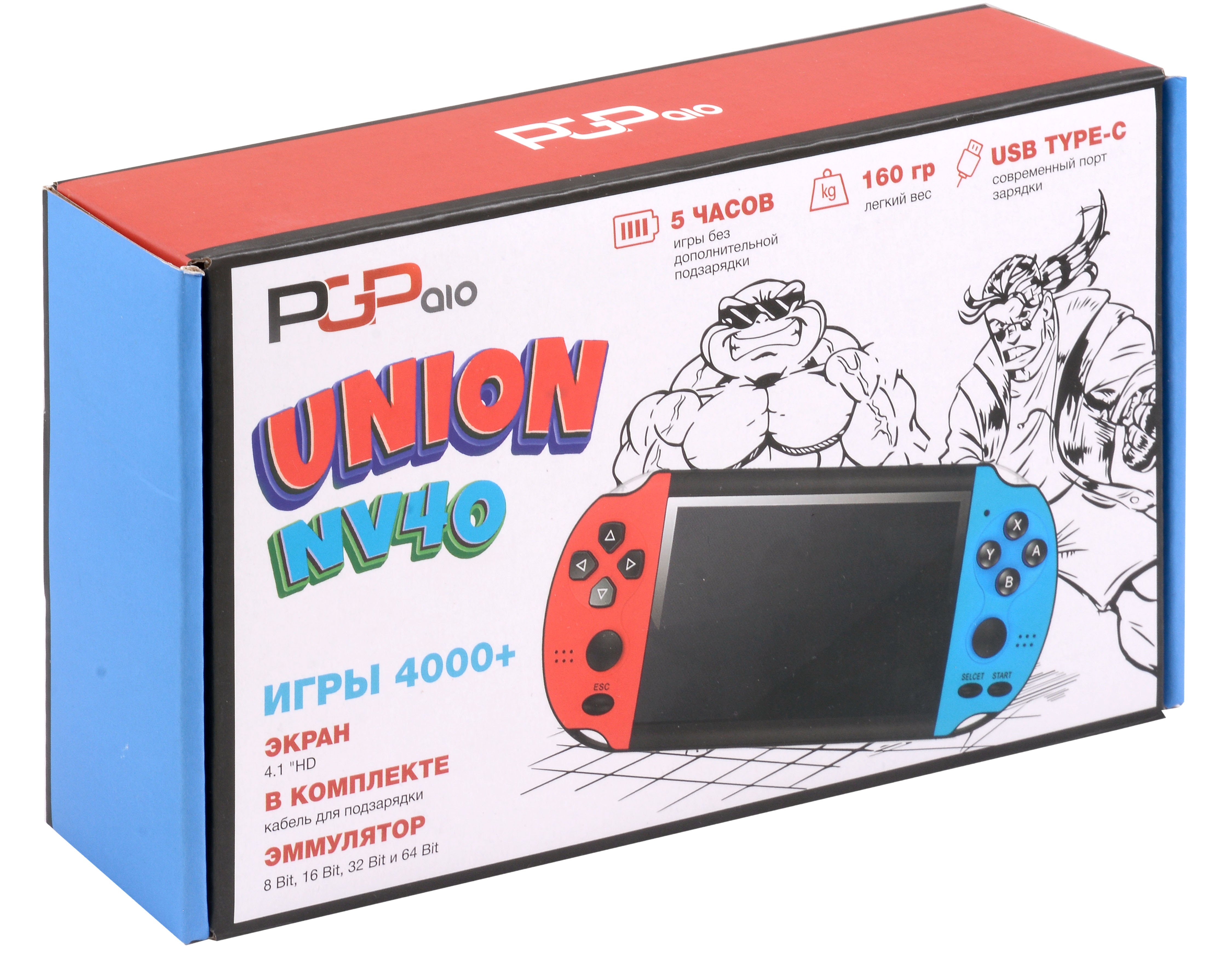 

Игровая приставка PGP AIO Union NV40 (красно-синяя)