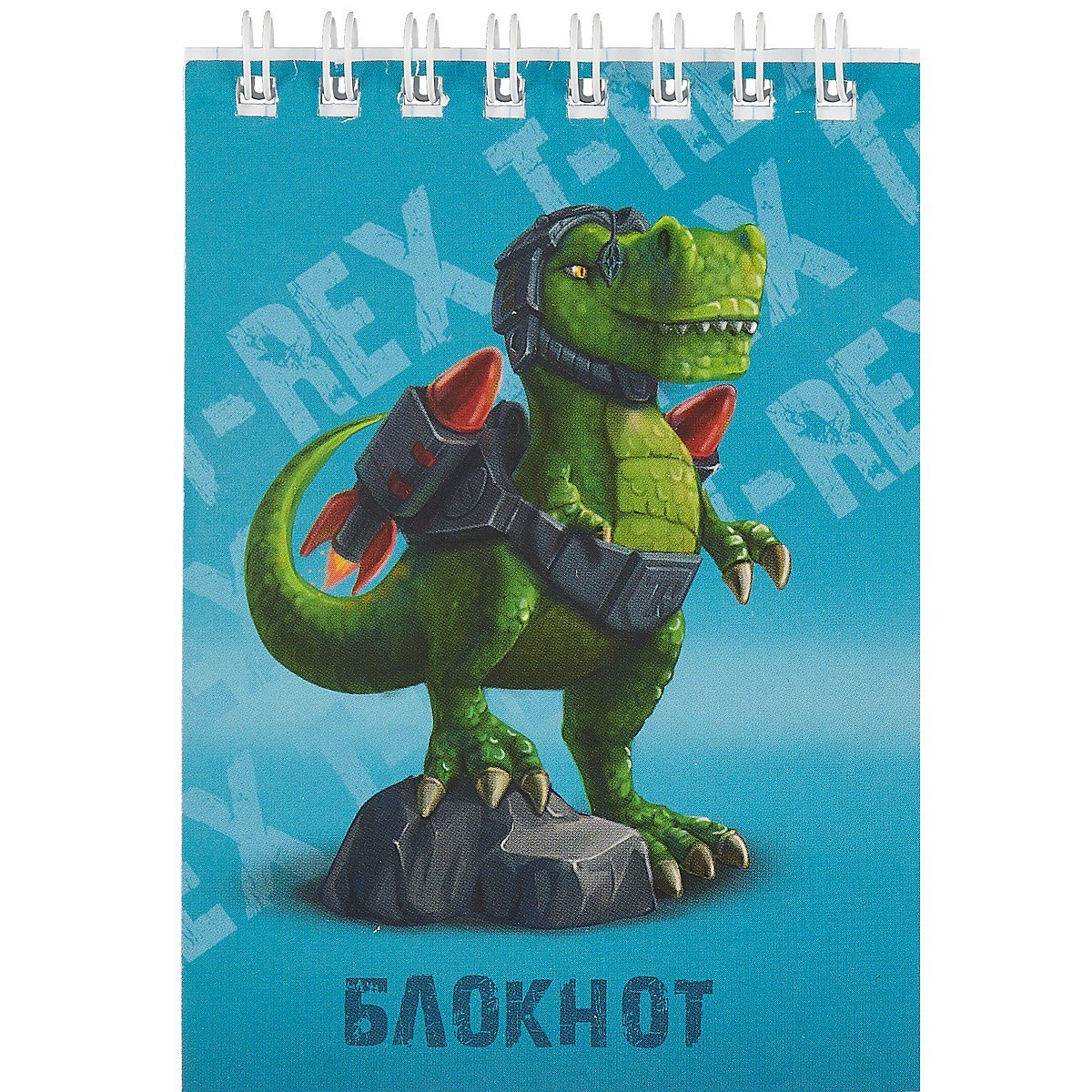 

Блокнот А7 40л кл. "ДРАКОН" гребень, сплошной глянц.УФ-лак