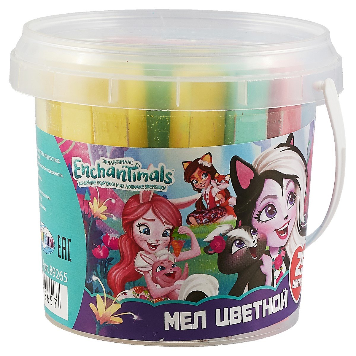 

Цветные мелки Enchantimals, 25 штук