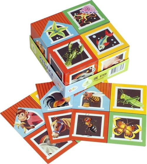 

Step puzzle 4 кубика Baby step Строим домик 87328