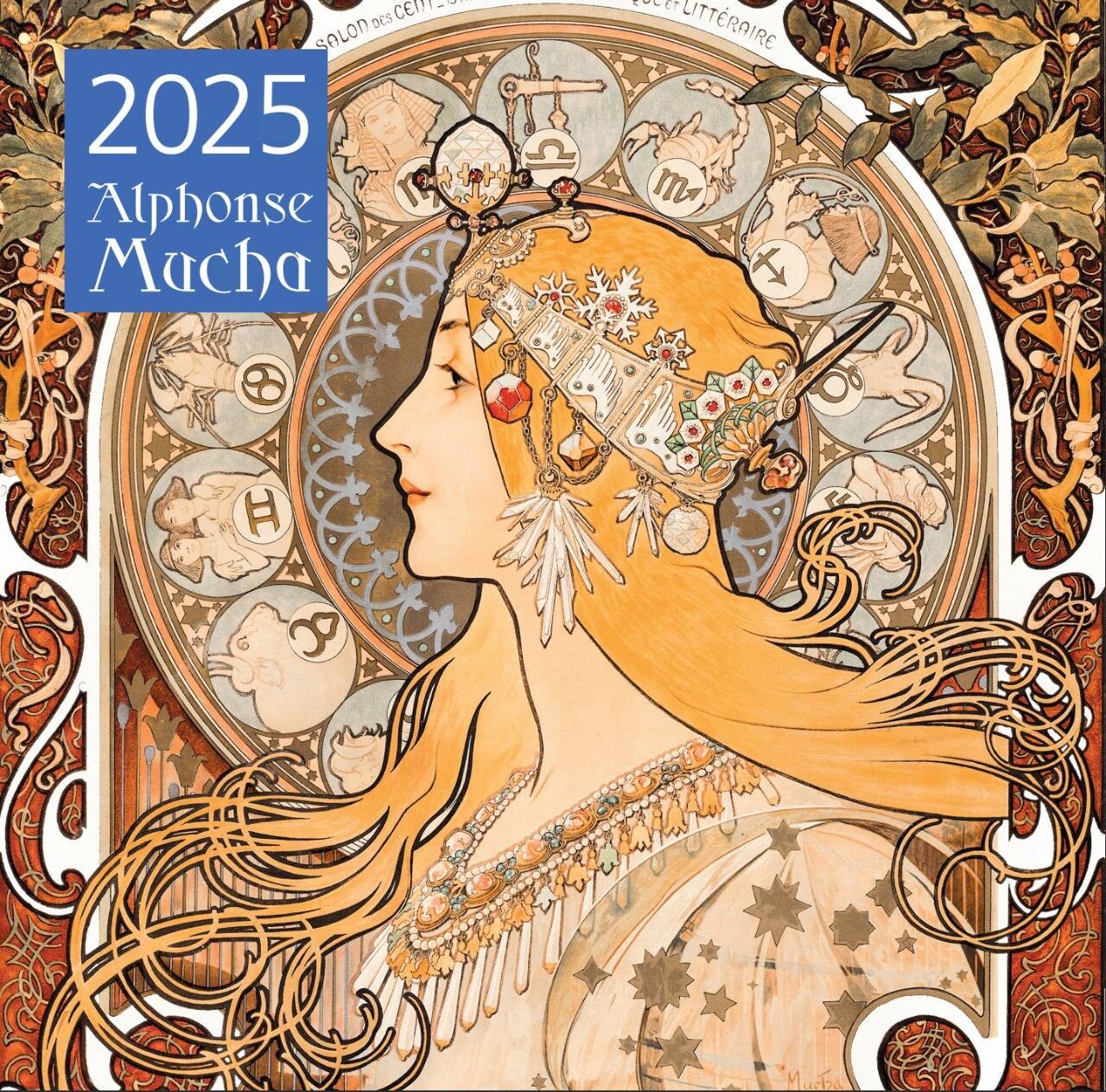 

Календарь 2025г 300*300 "Альфонс Муха" настенный, на скрепке