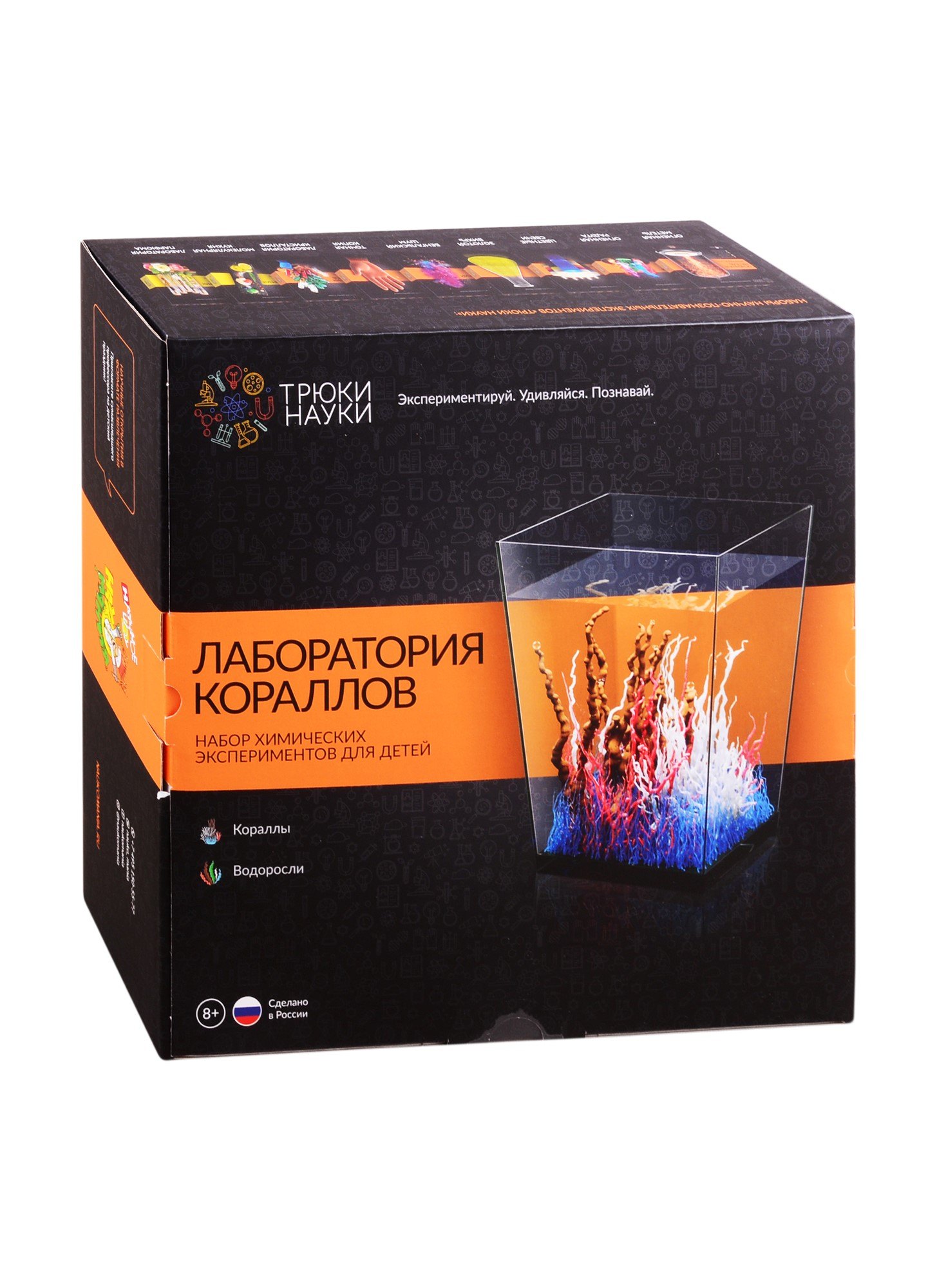 Набор химических эскпериментов для детей Трюки Науки Лаборатория кораллов Z010 1260₽