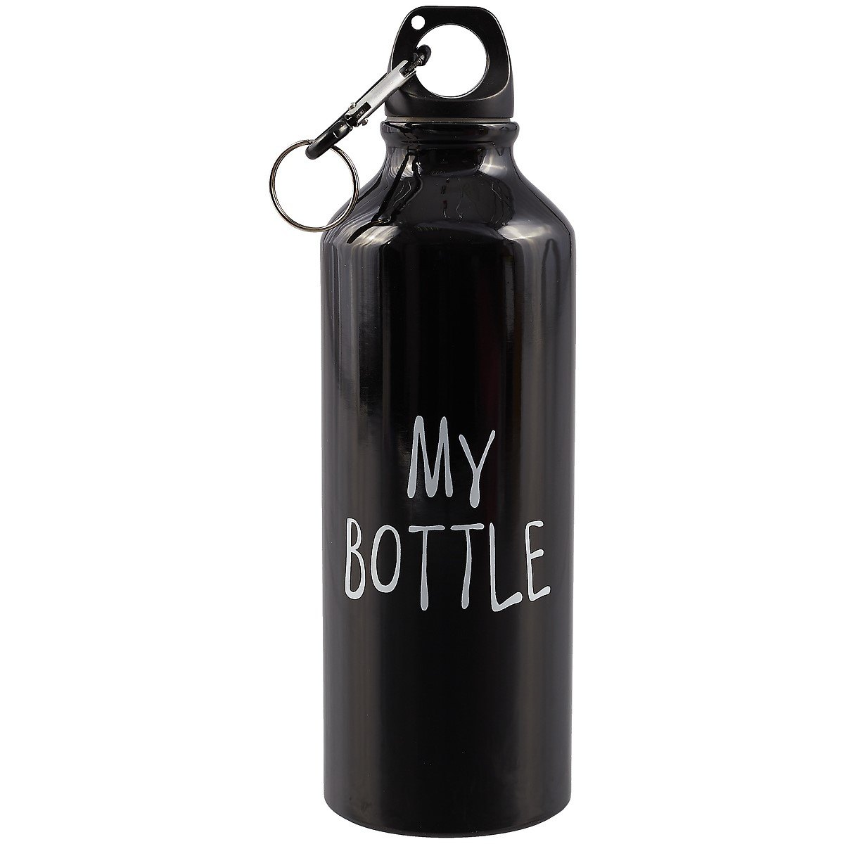 

Бутылка с карабином "My Bottle", черная, 500 мл