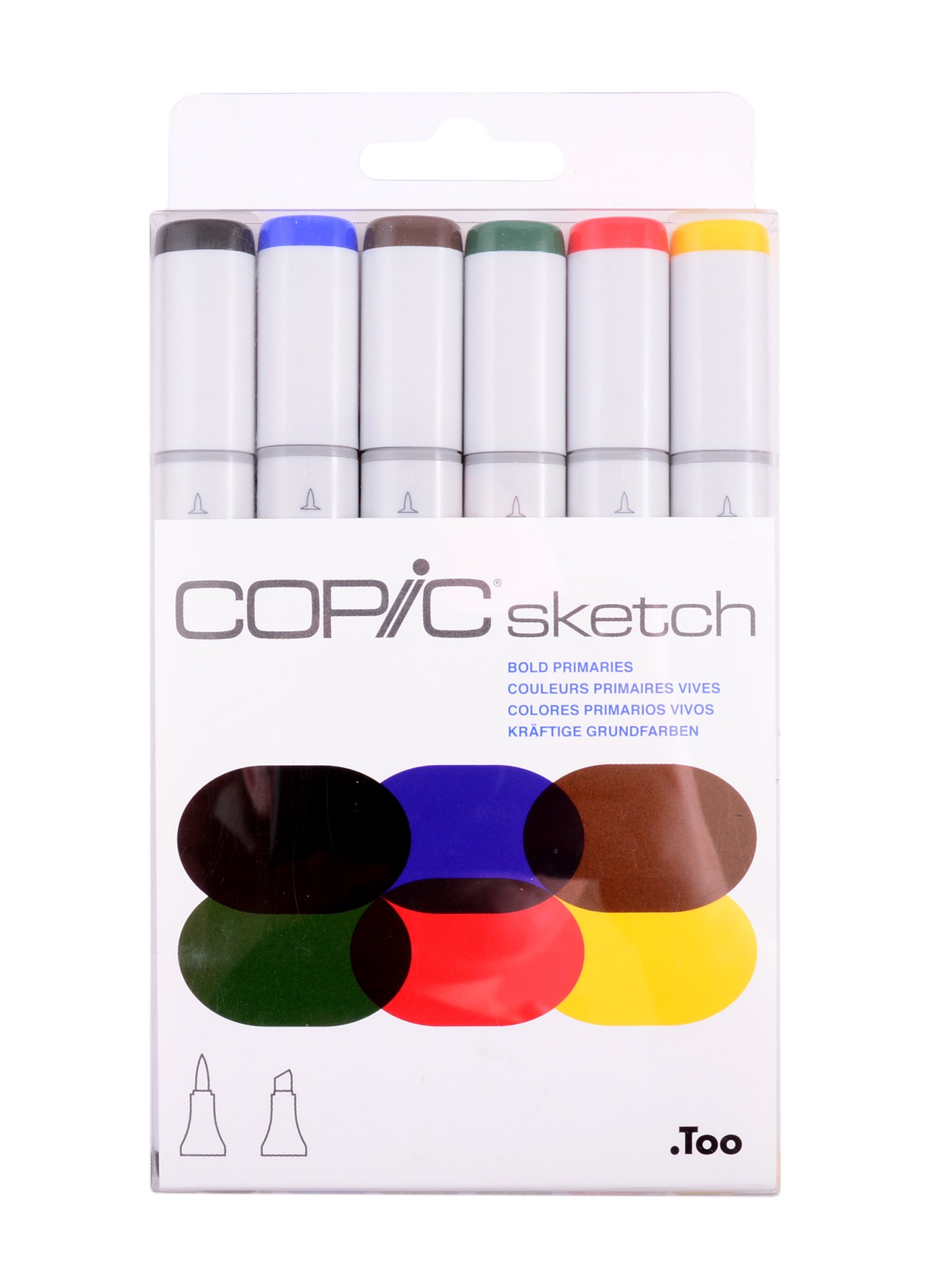 

Набор маркеров Copic Sketch основные цвета насыщенные 6цв