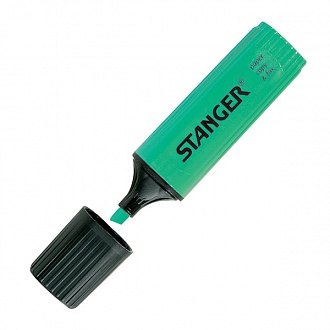 Текстовыделитель Stanger Paper Fax зеленый 1-4 мм 63₽
