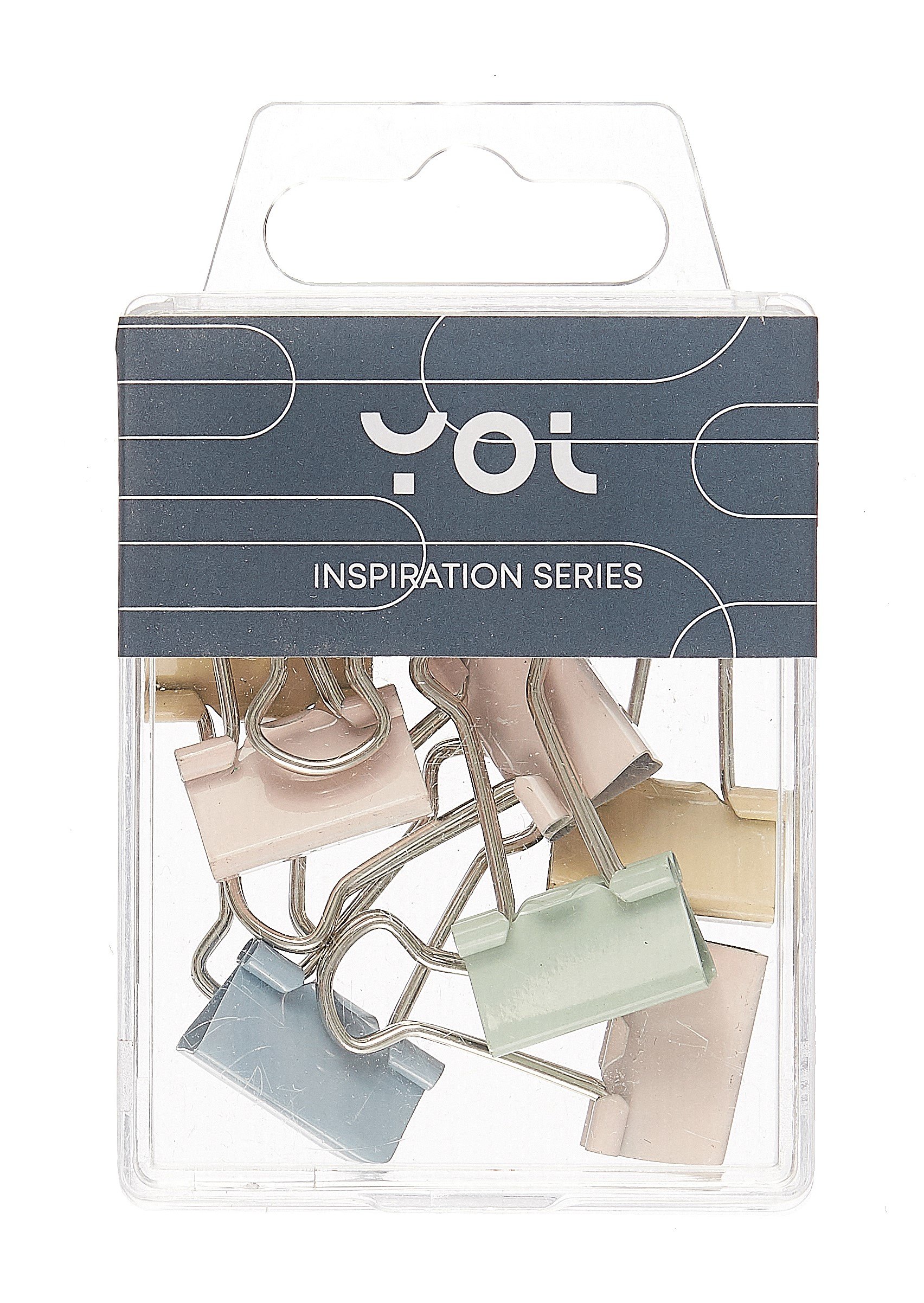 

Зажимы для бумаги Yoi, Inspiration series, 19 мм 10 штук, в ассортименте