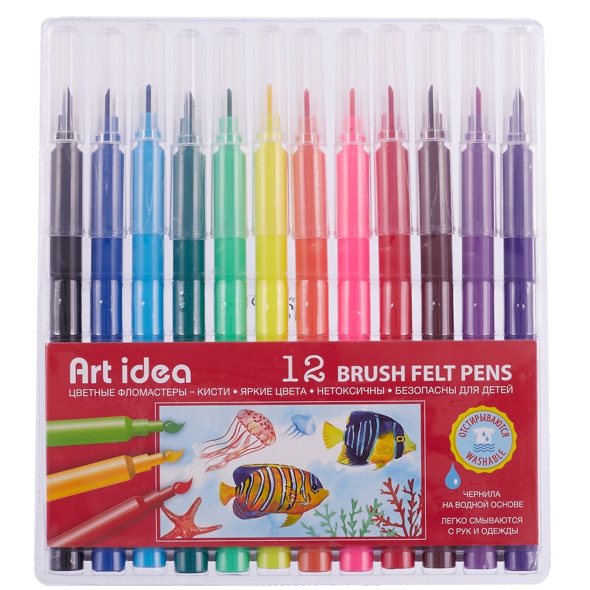 

Фломастеры Art idea, 12 цветов