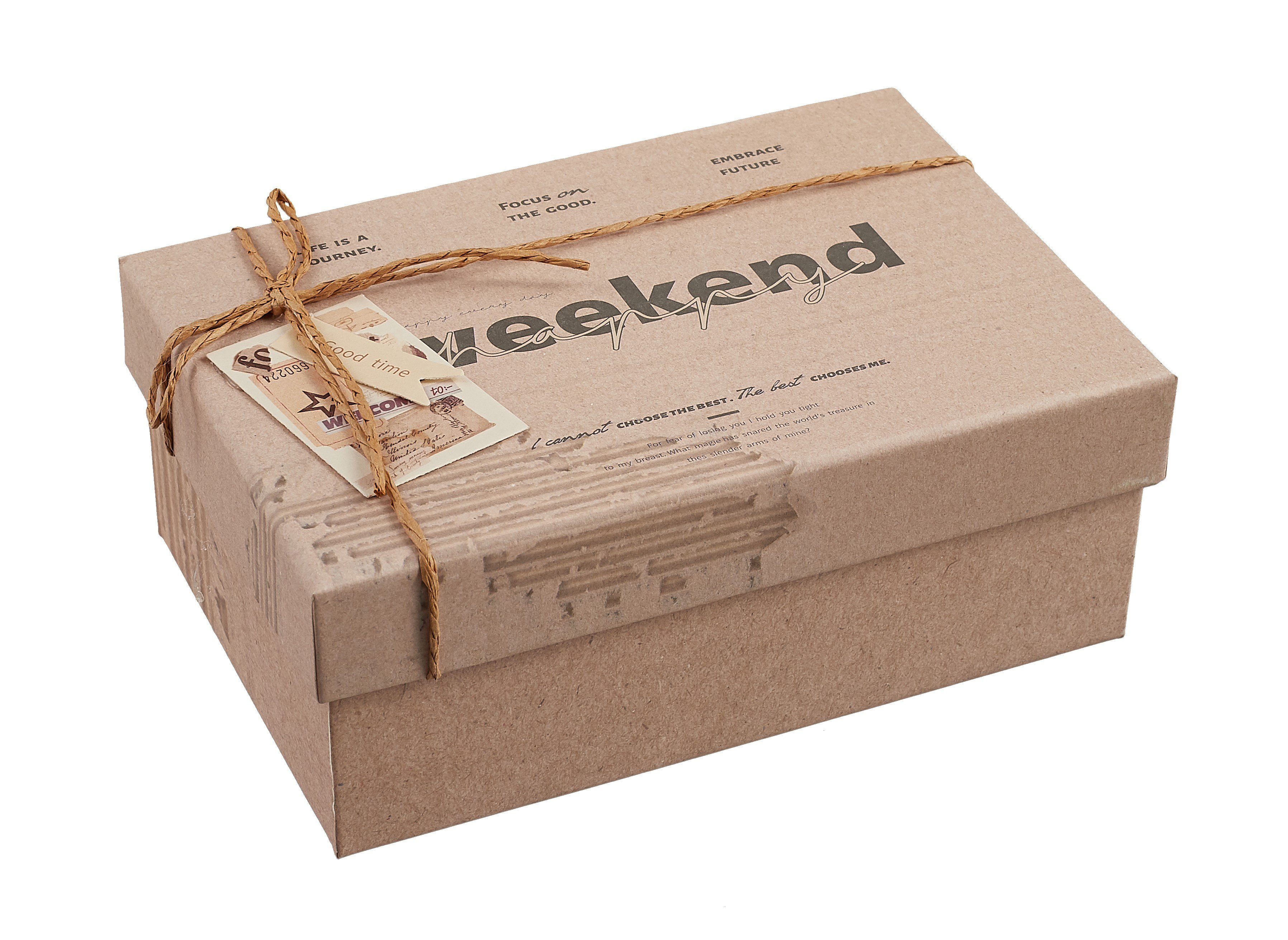

Коробка подарочная "Weekend" 18*14*7см, картон