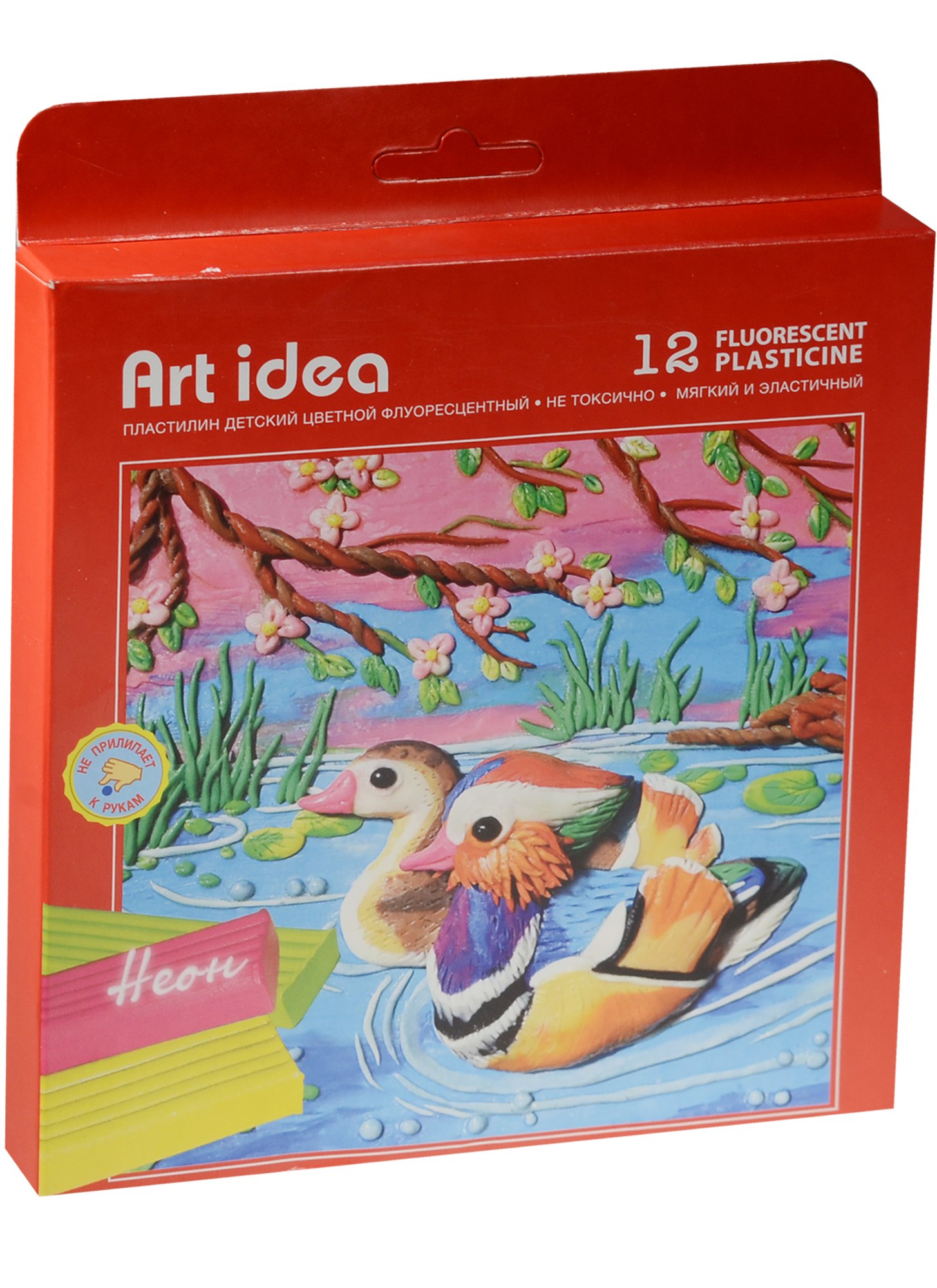 

Пластилин Art idea "НЕОН", 12 цветов