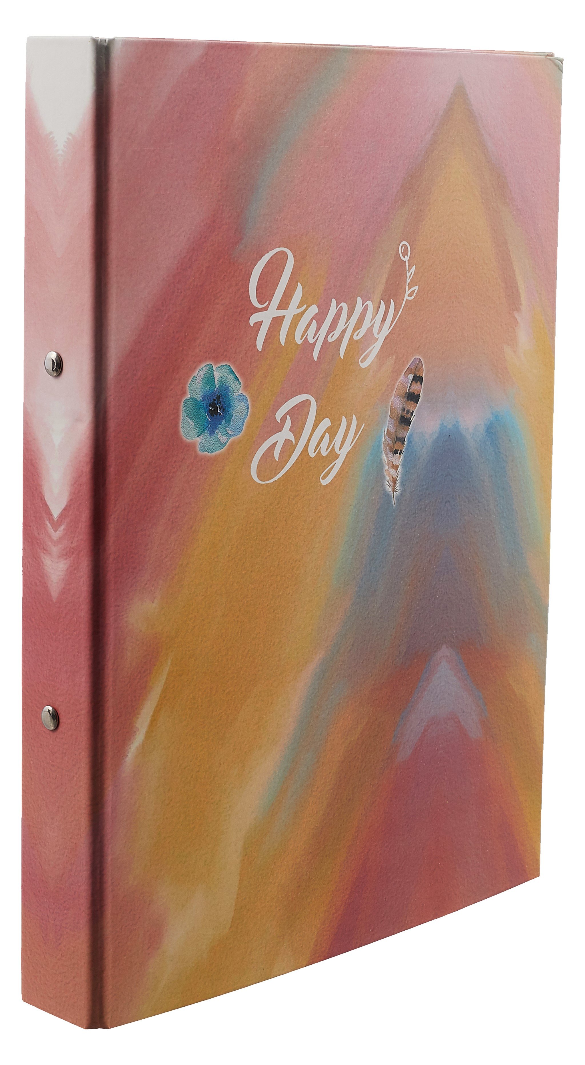 

Папка 2кольца А4 "Happy day" лам. картон, ассорти