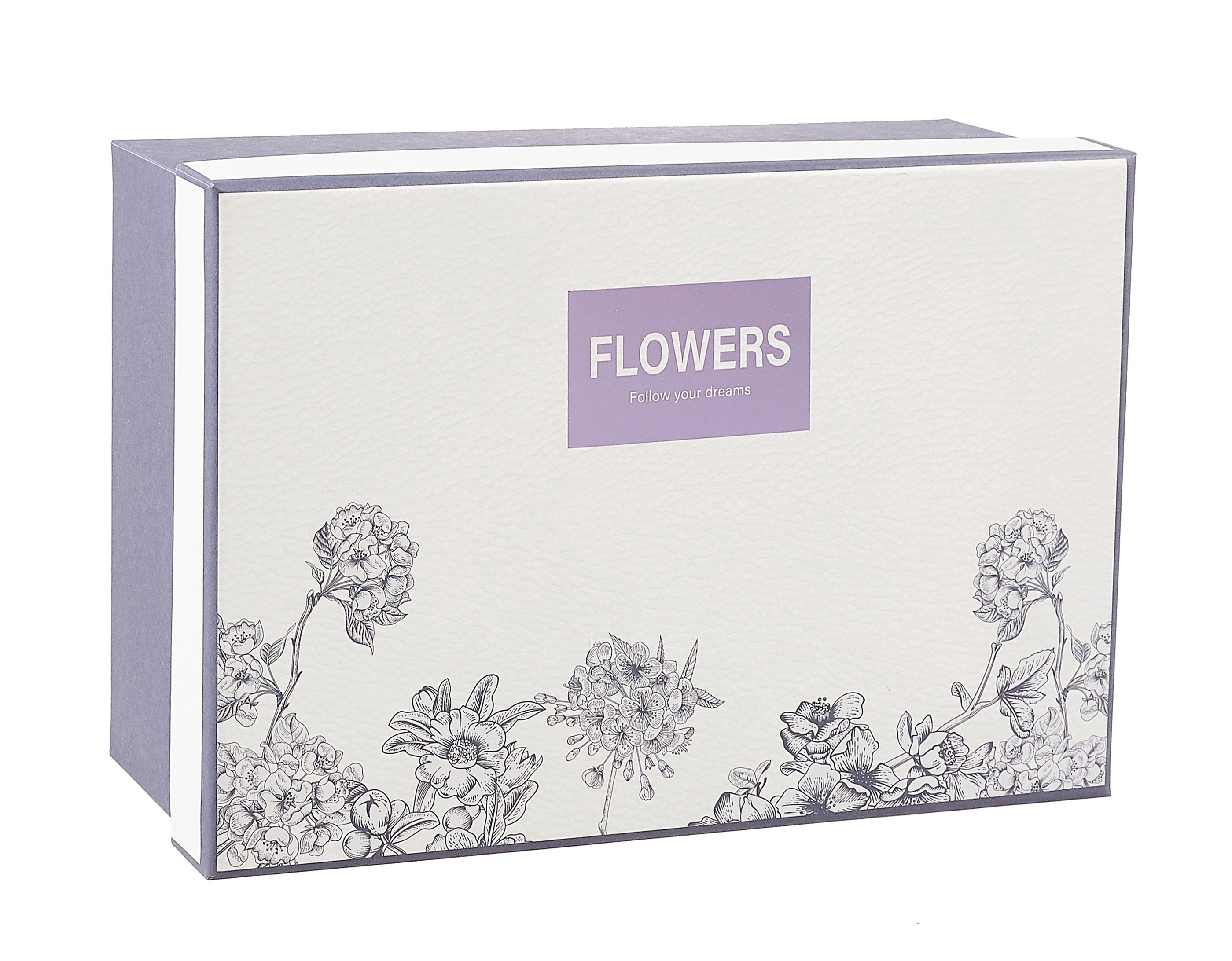 

Коробка подарочная "Flowers" 21*14*8.5, жен., картон