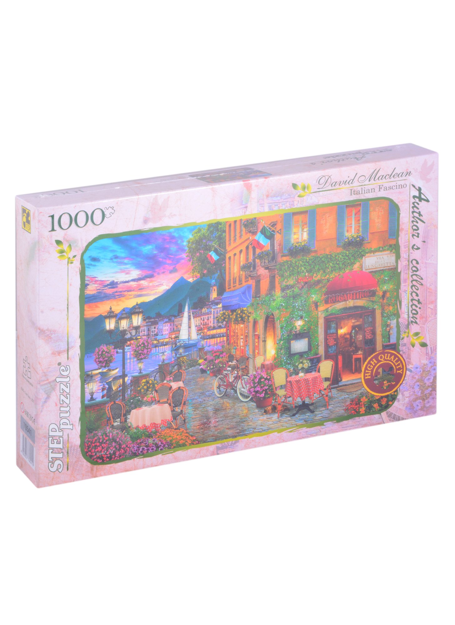 

Пазл 1000 Очарование Италии (Авторская коллекция) (7+) (79541) (680х480) (коробка)