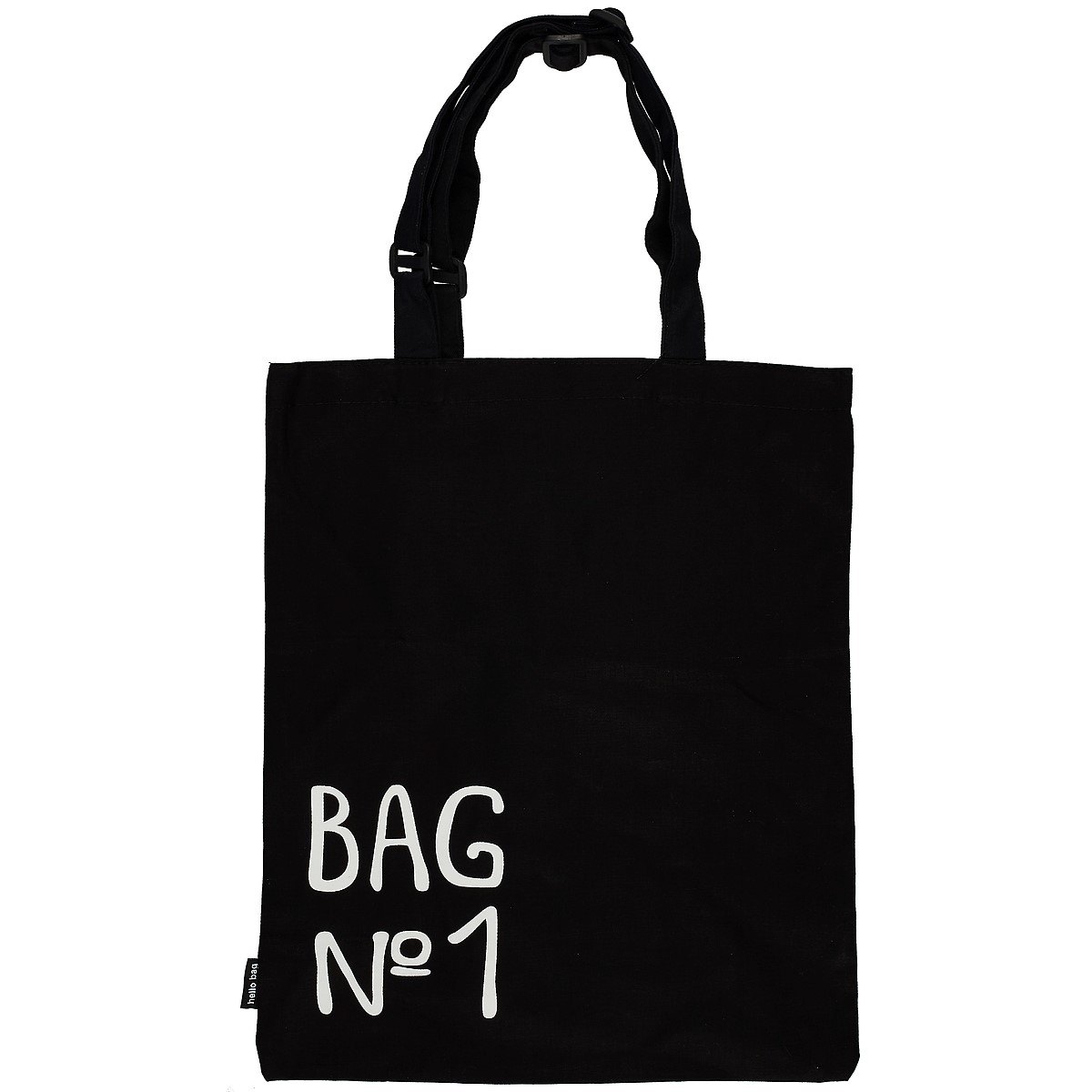 

Сумка-шоппер Bag №1 черная, текстиль 40см.*32см.