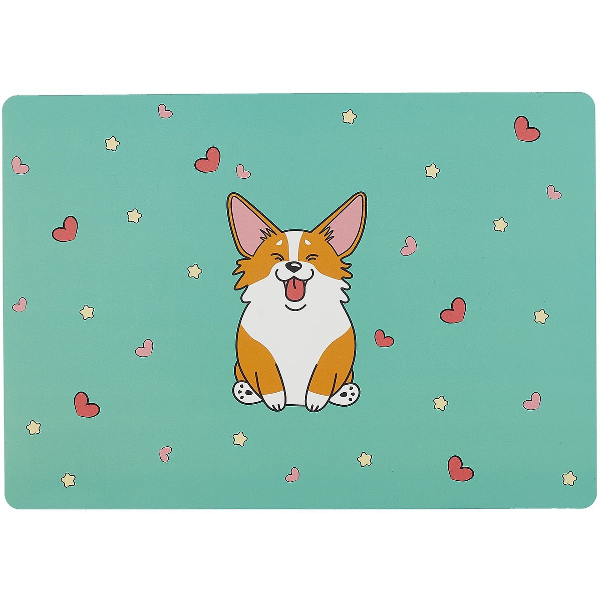 

Покрытие на стол А4 "Corgiis life"