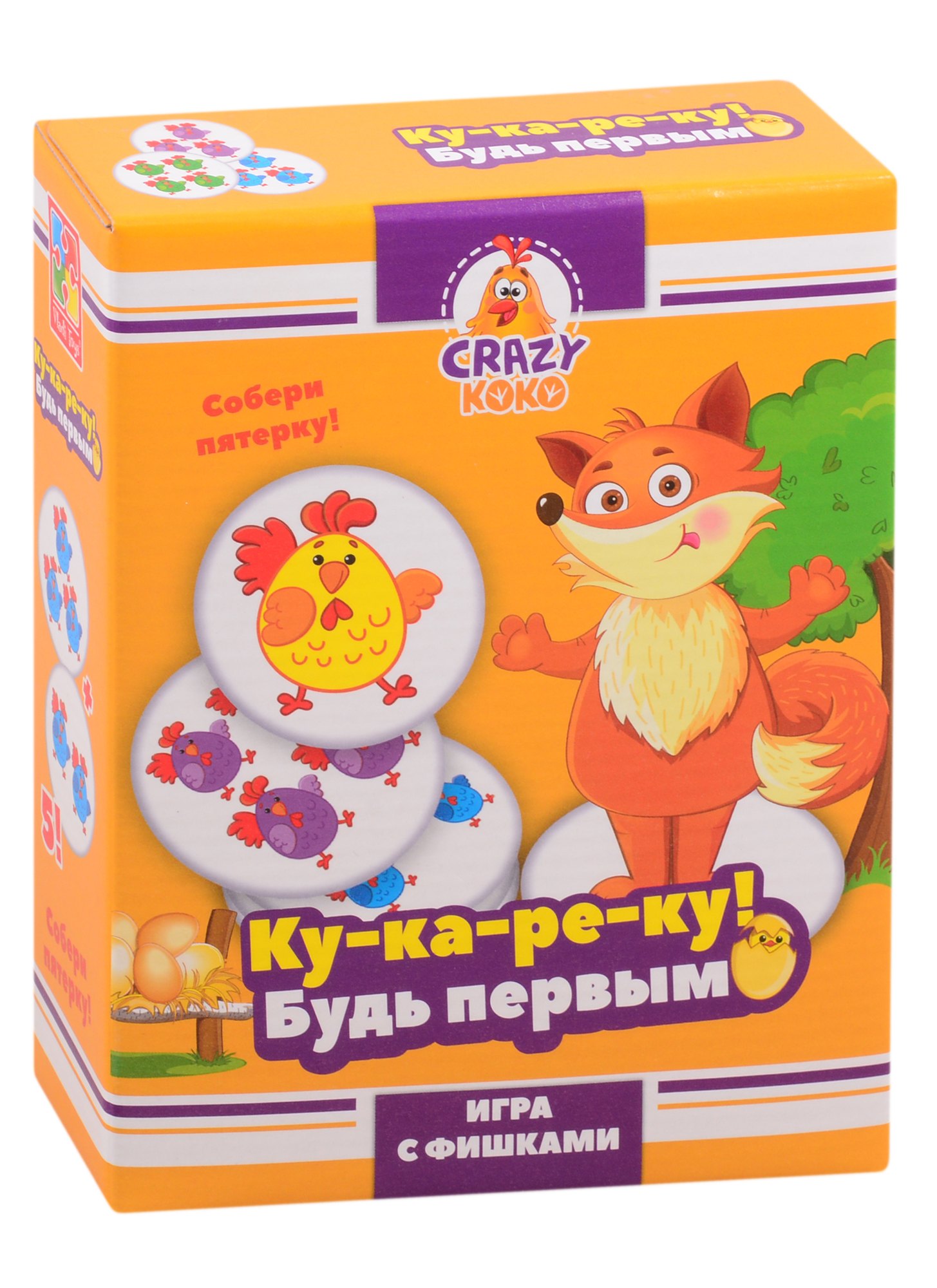 

Игра настольная ТМ Vladi Toys Ку-ка-ре-ку!