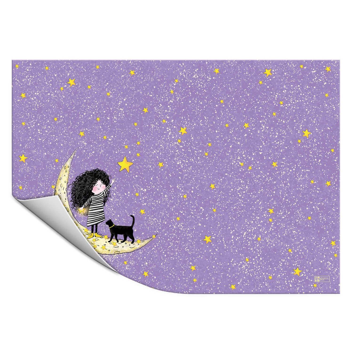 

Клеенка для уроков труда "Девочка на луне" 500*700мм, ПВХ, блистер