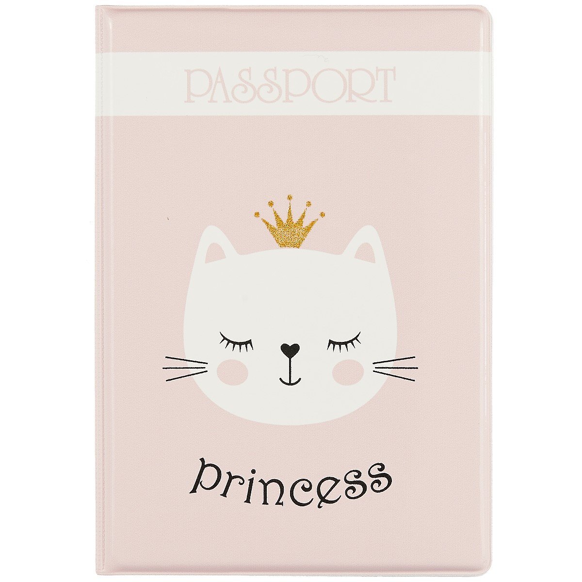 

Обложка для паспорта Princess (кошечка в короне) (ПВХ бокс) (ОП2020-246)