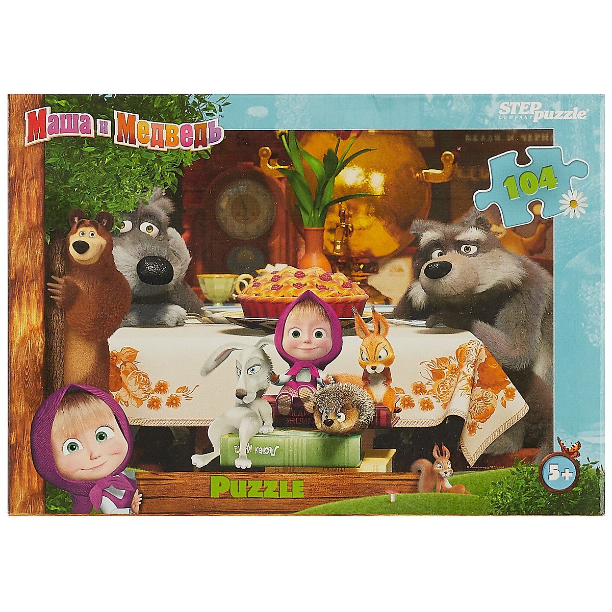 

Пазл Маша и Медведь - 2 Step puzzle 104эл. 82181